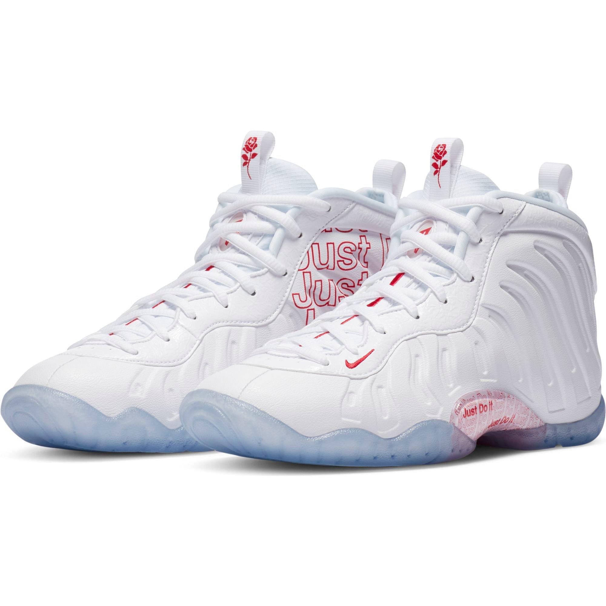 Red store white foamposites