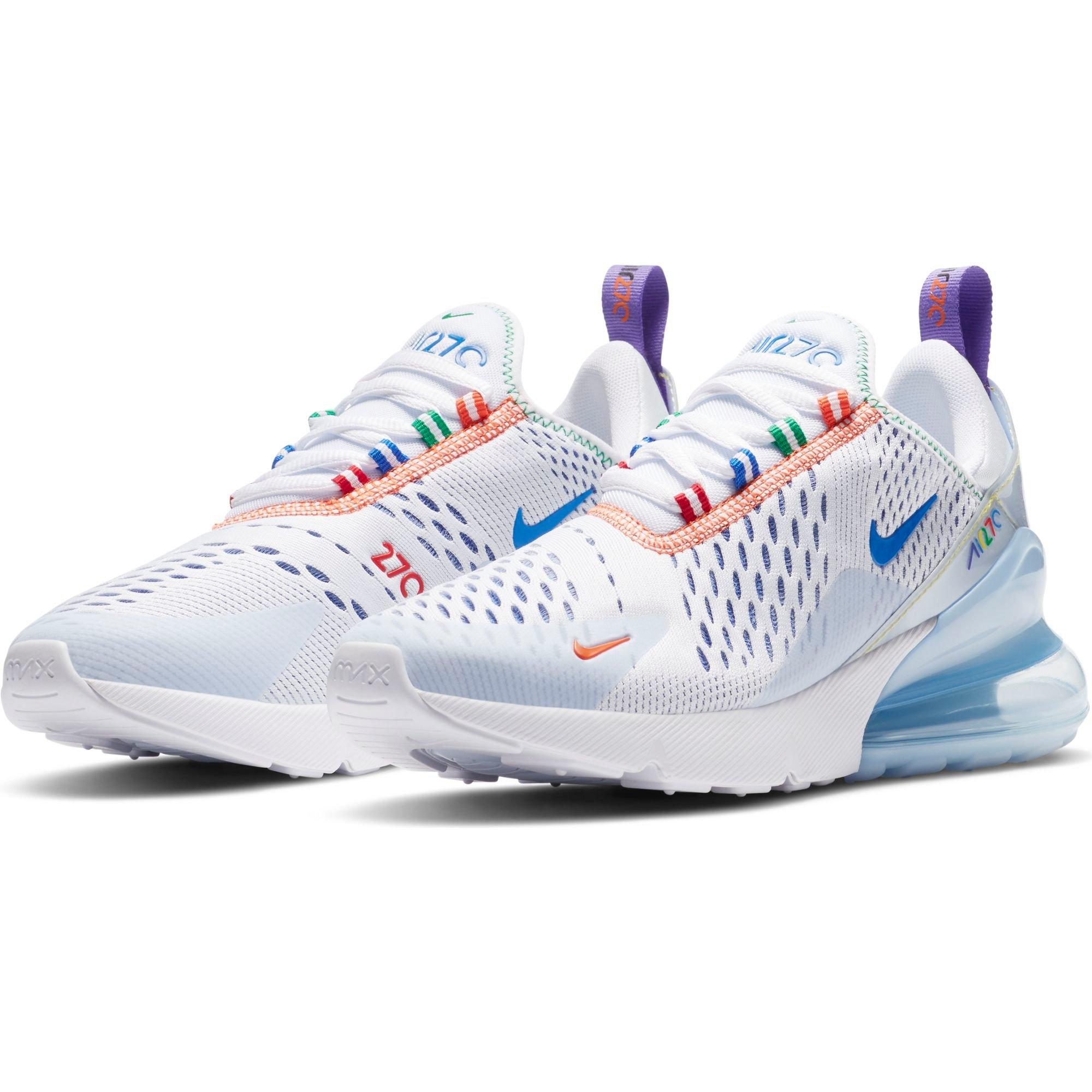 رسم منشوريا ملعون Nike Air Max 270 White Blue Cazeres Arthurimmo Com