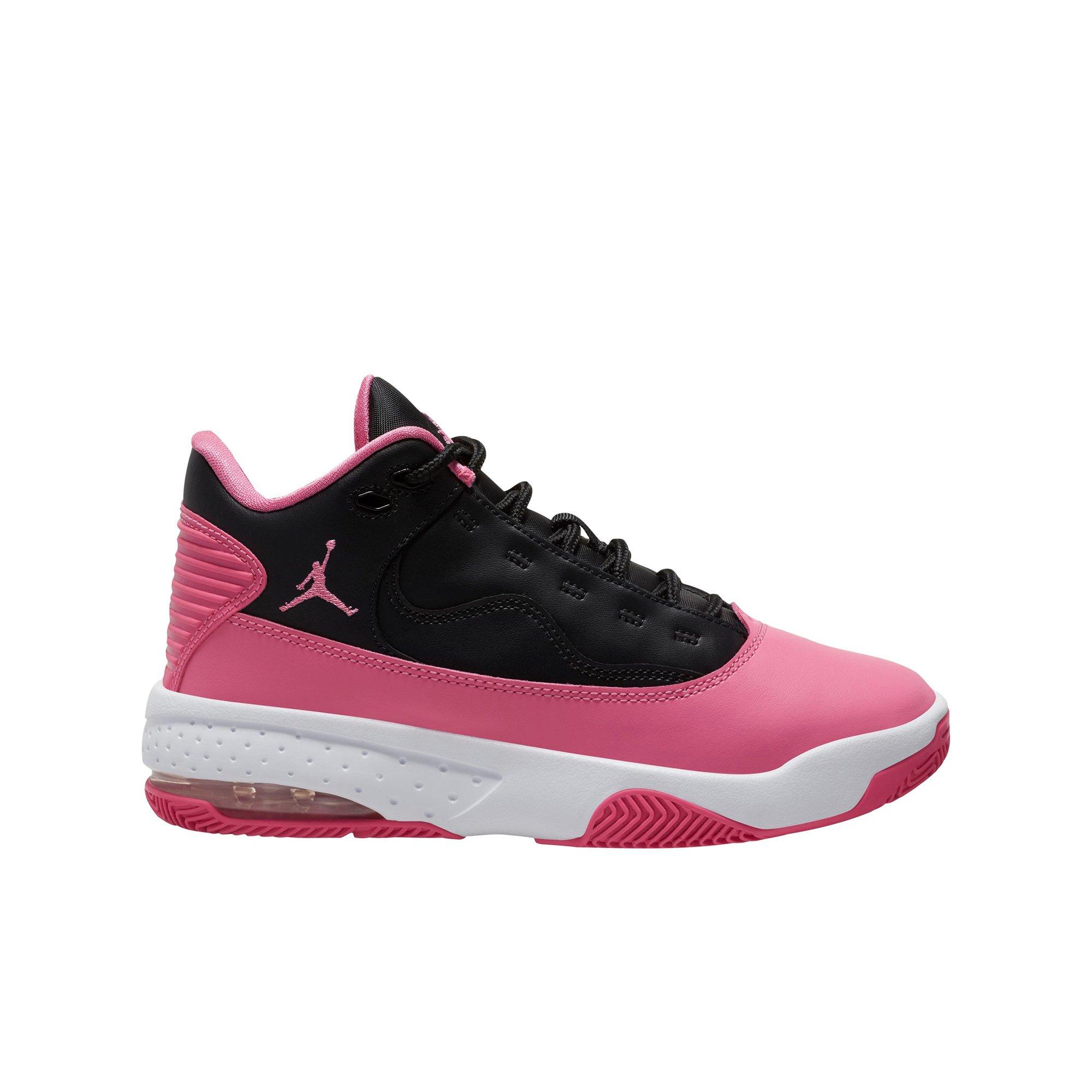 jordan shoes black and pink