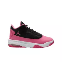 Jordan Max Aura 2 "Black/Pink" Grade School Girls' Basketball Shoe - BLACK/PINK