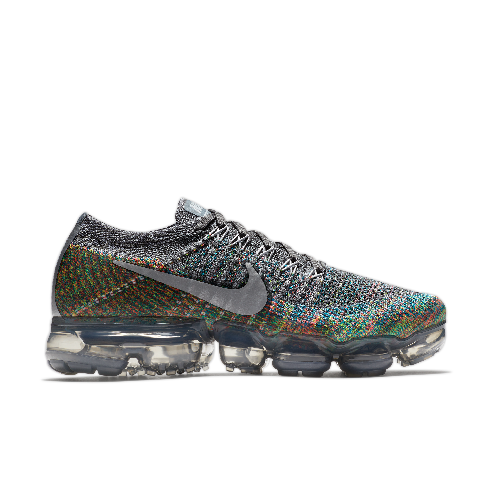 nike air vapormax flyknit multicolor women's running shoe