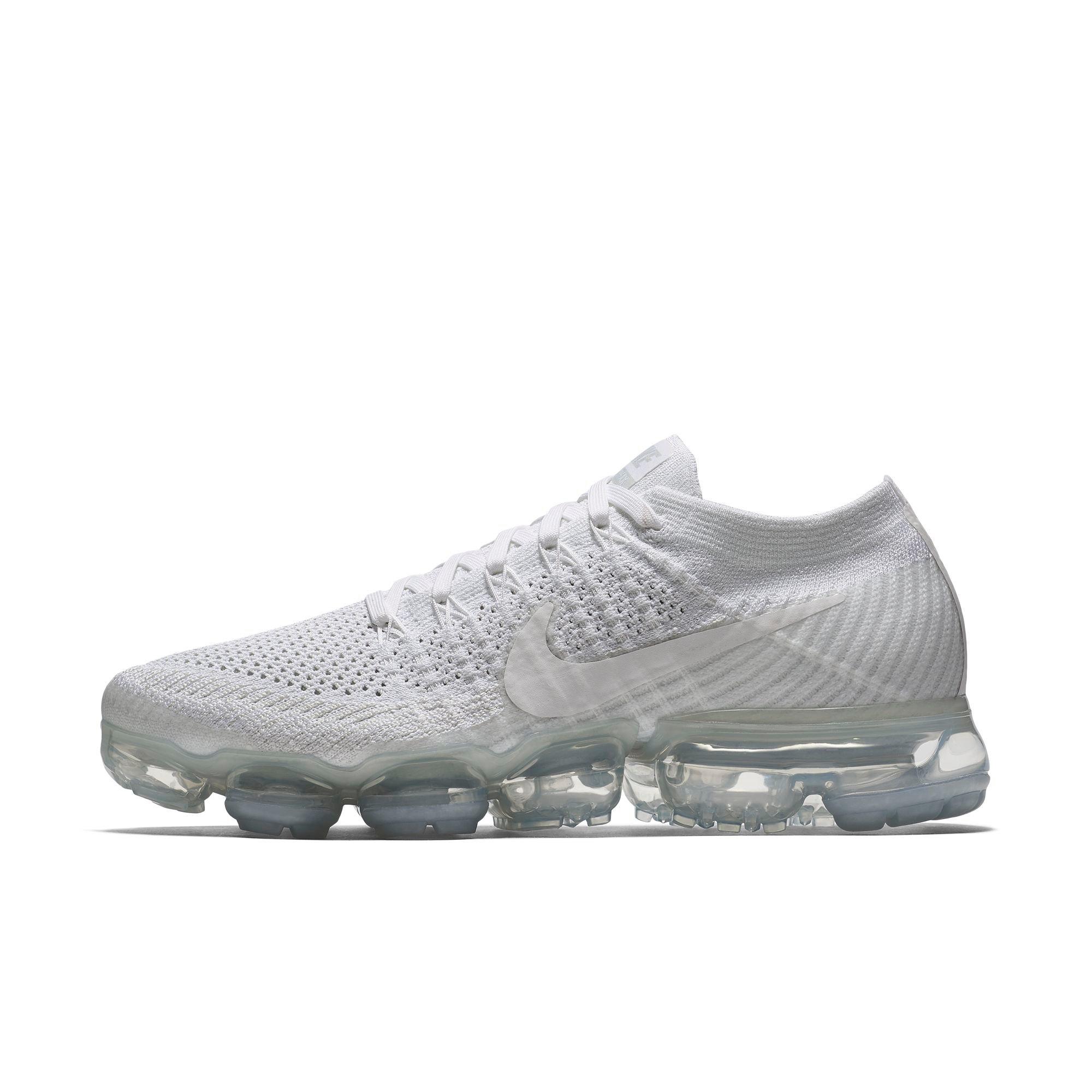 all white nike vapormax womens