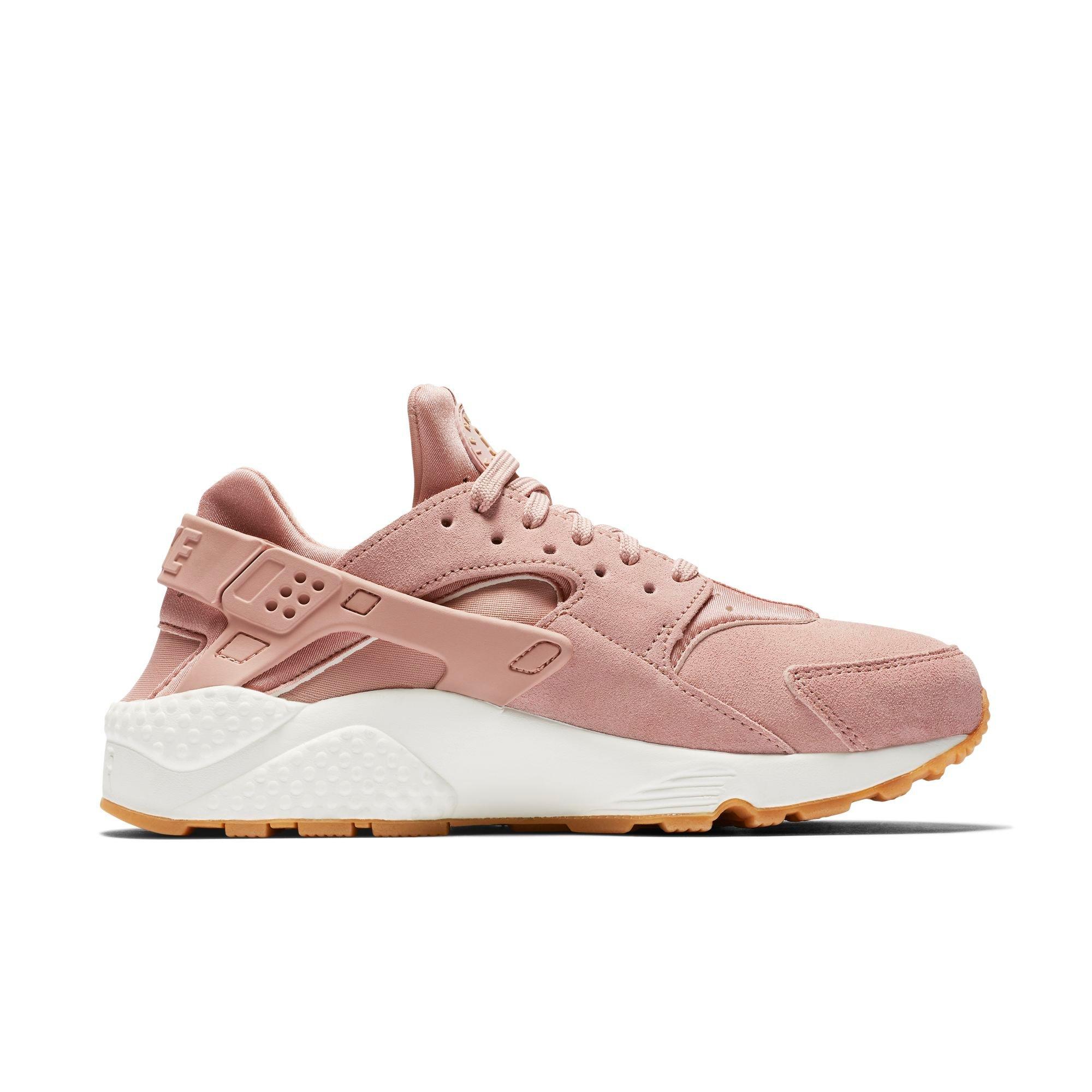 nike huarache pink and black