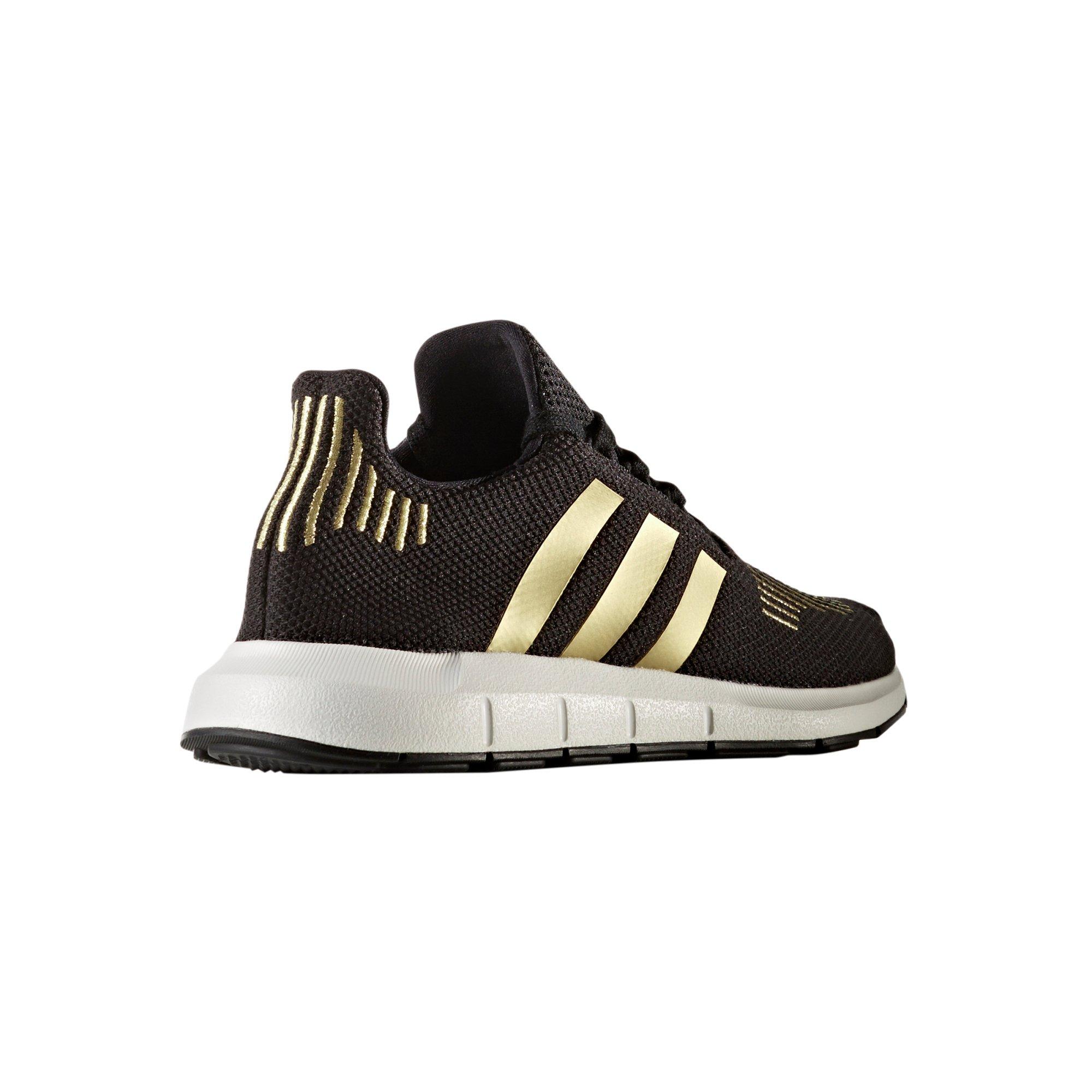 adidas women's swift run black and gold