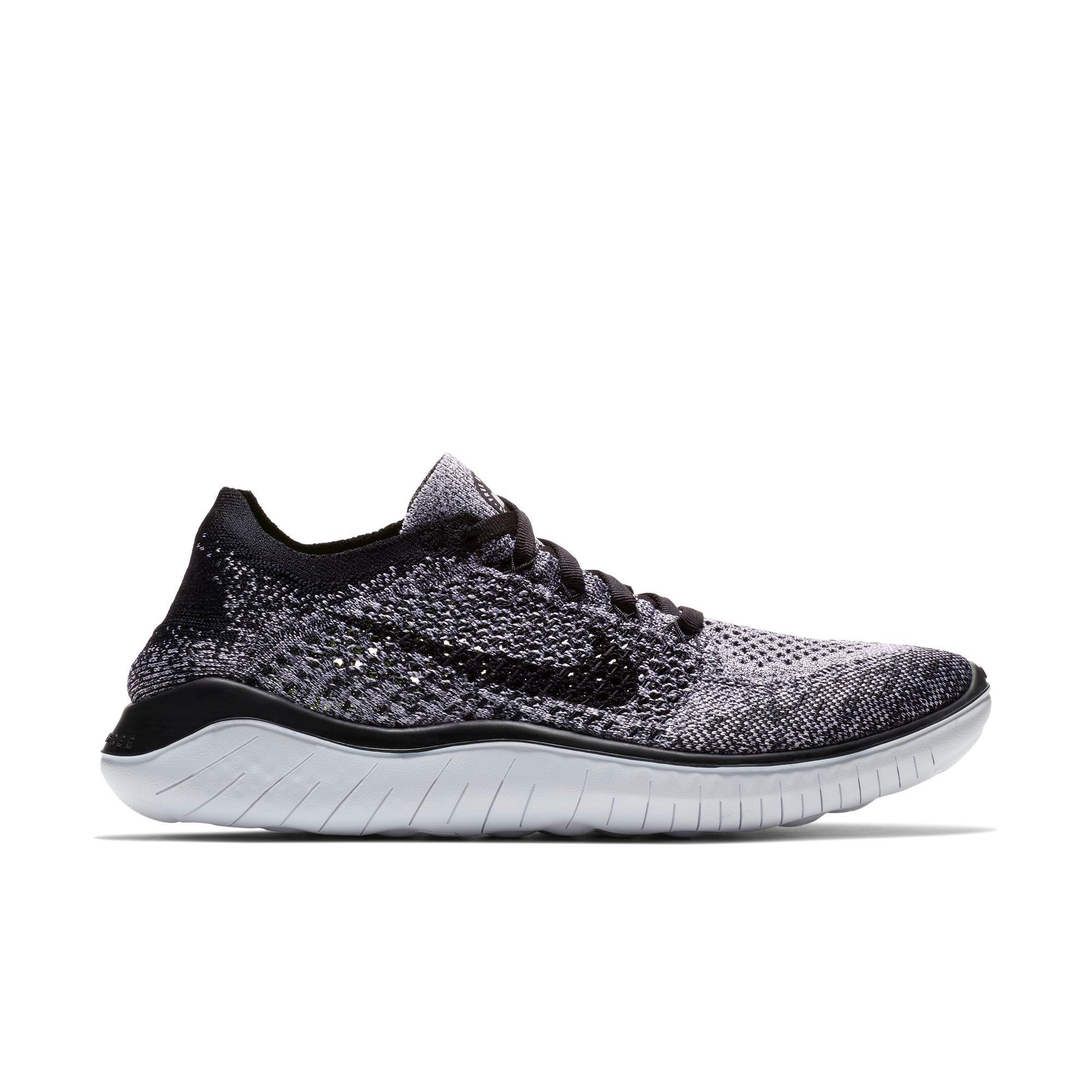 nike flyknit black and white womens