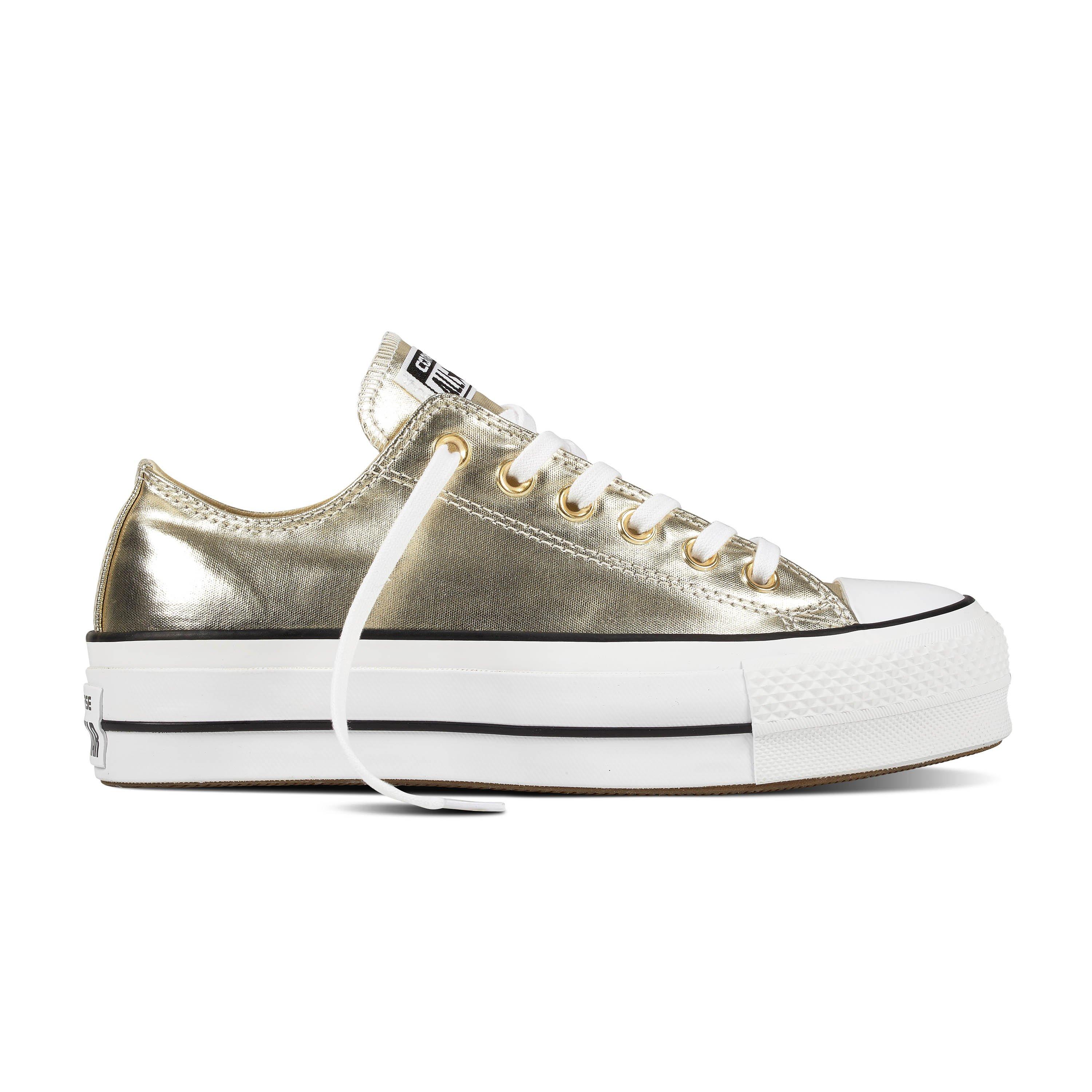 gold all star converse