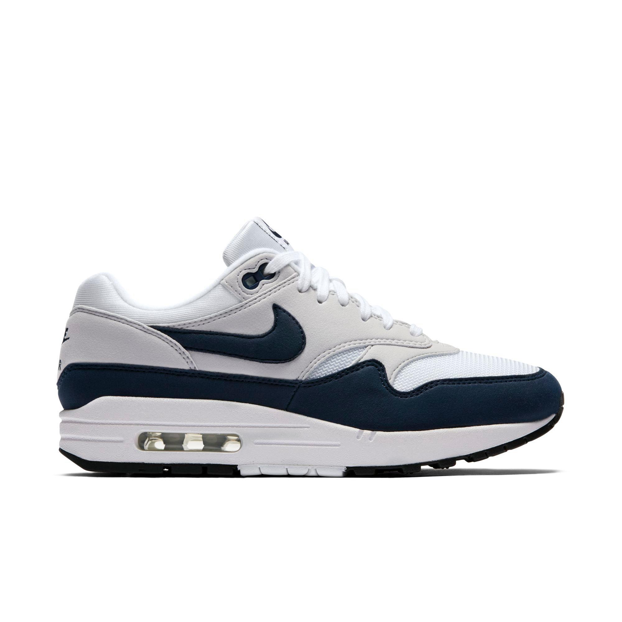nike air max 1 white navy