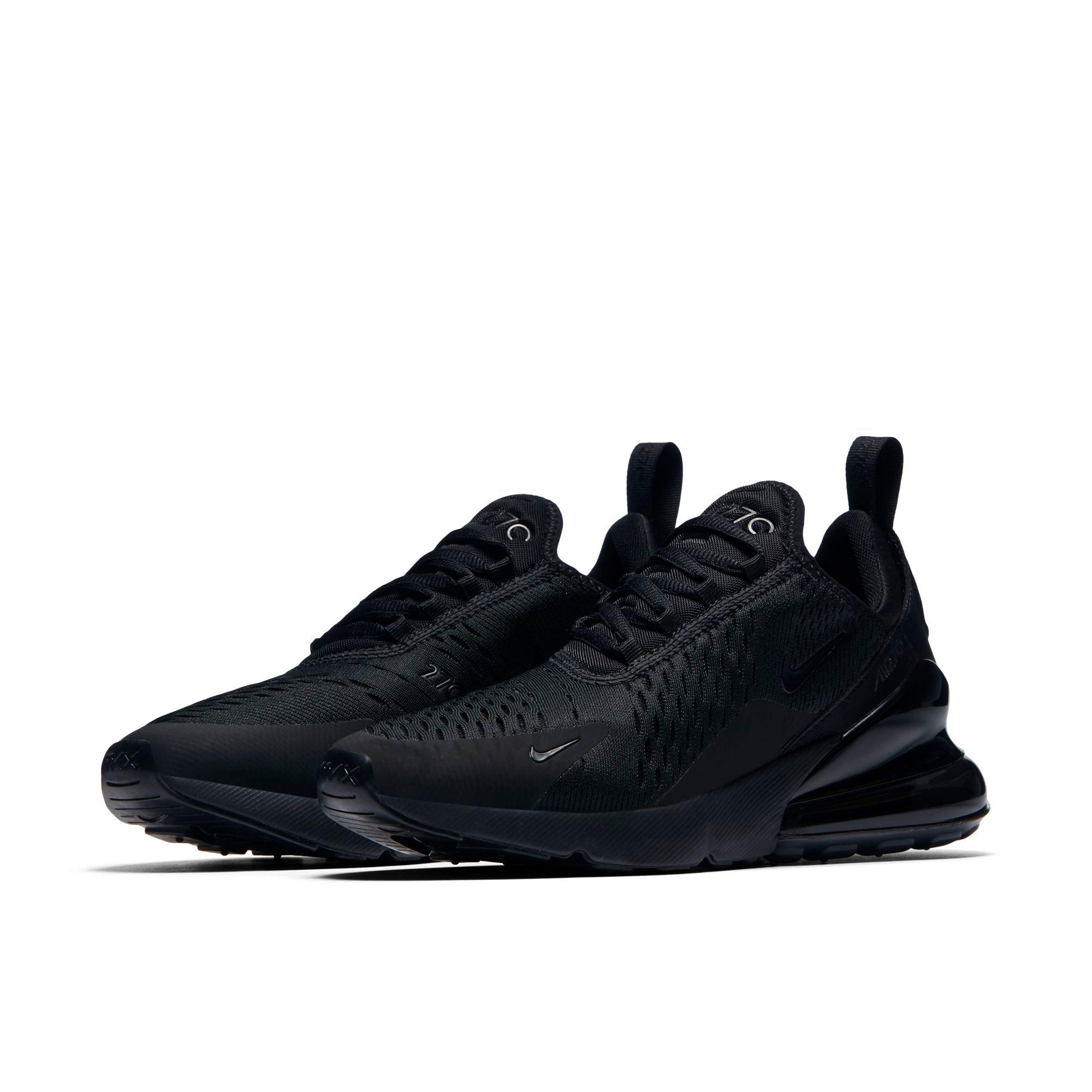 Nike Women's Air Max 270 Casual Shoes, Black - Size 7.0