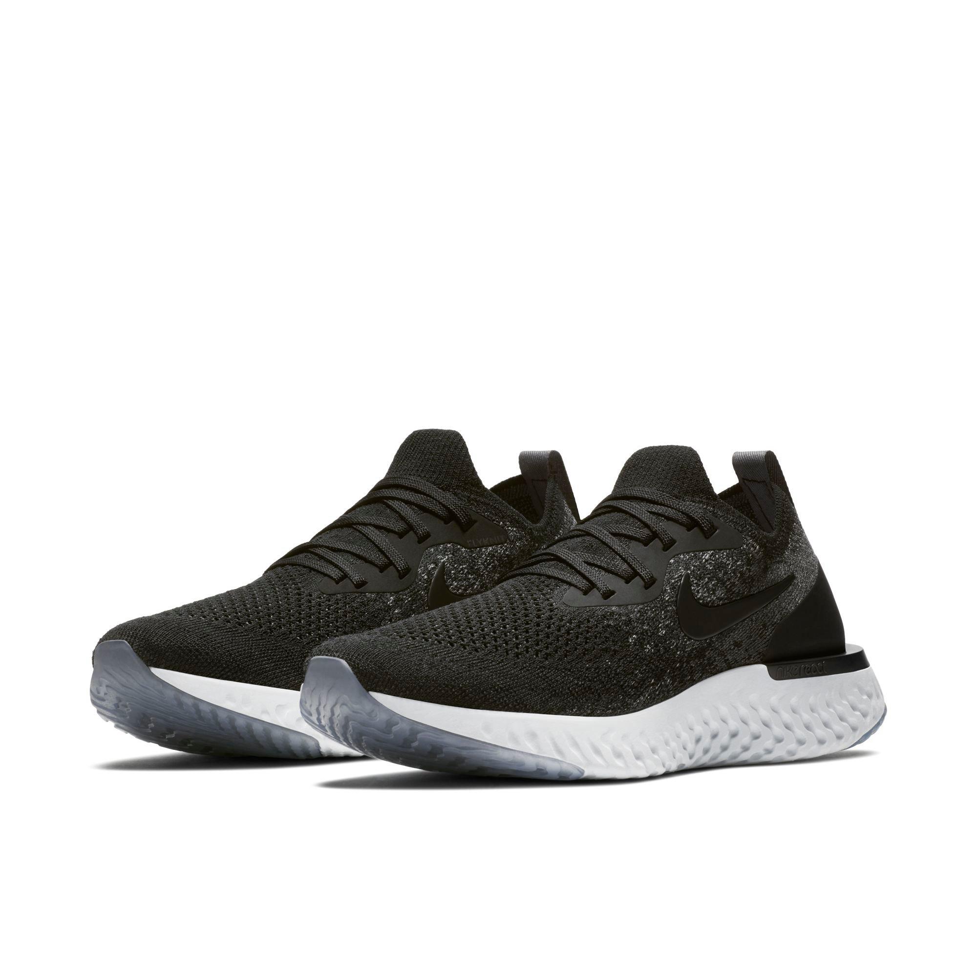 nike epic react flyknit triple black