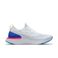 EPIC REACT FLYKNIT "WHITE/RACER BLUE" WOMEN'S
