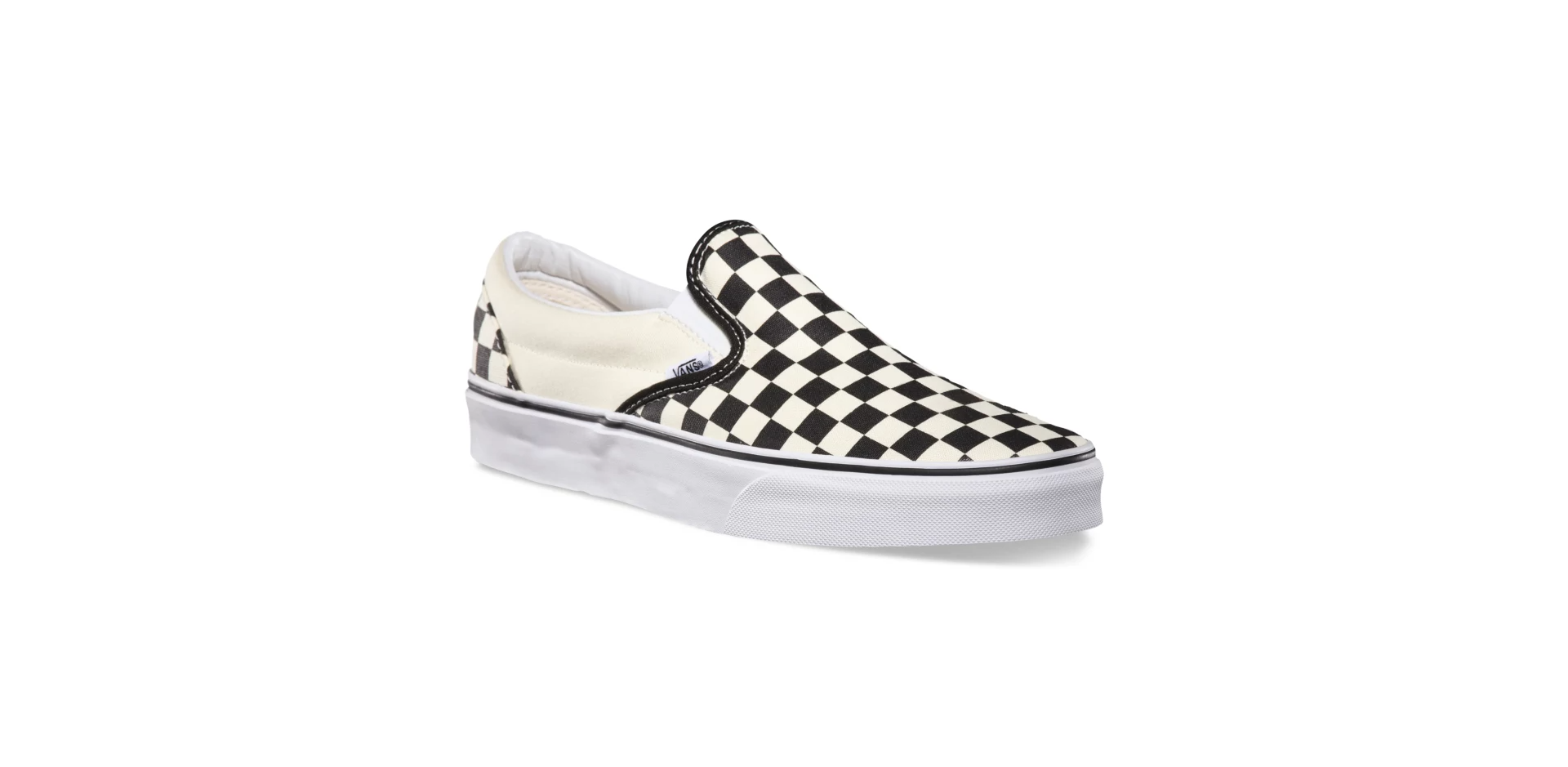 Vans Classic Slip-On Black / White Checkerboard 8.5