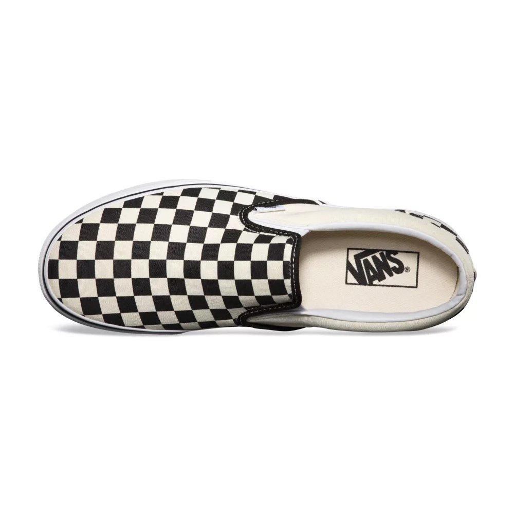Yellow Checkered Vans  Yellow slip on vans, Vans shoes, Black slip on  sneakers outfit
