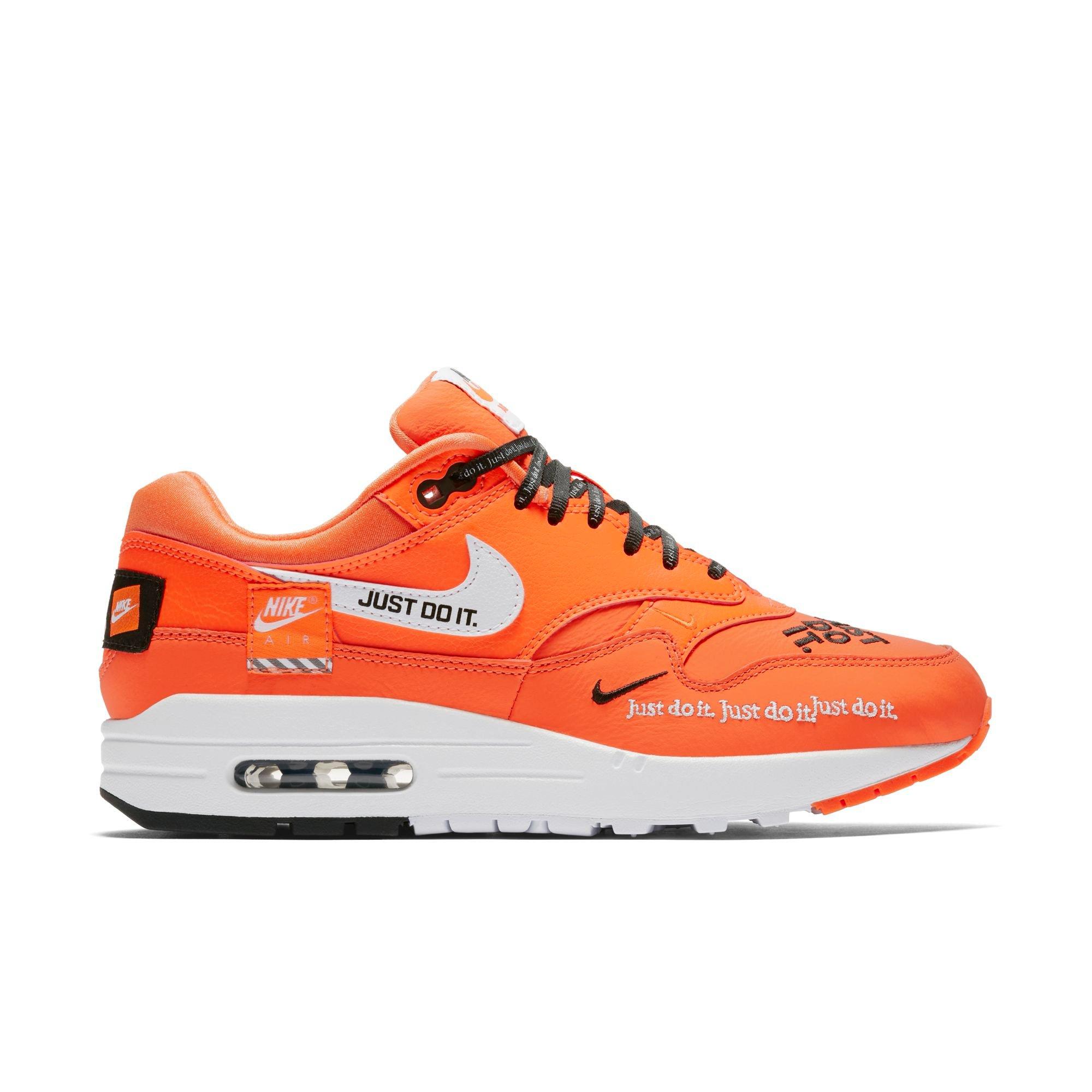 nike just do it orange shoes