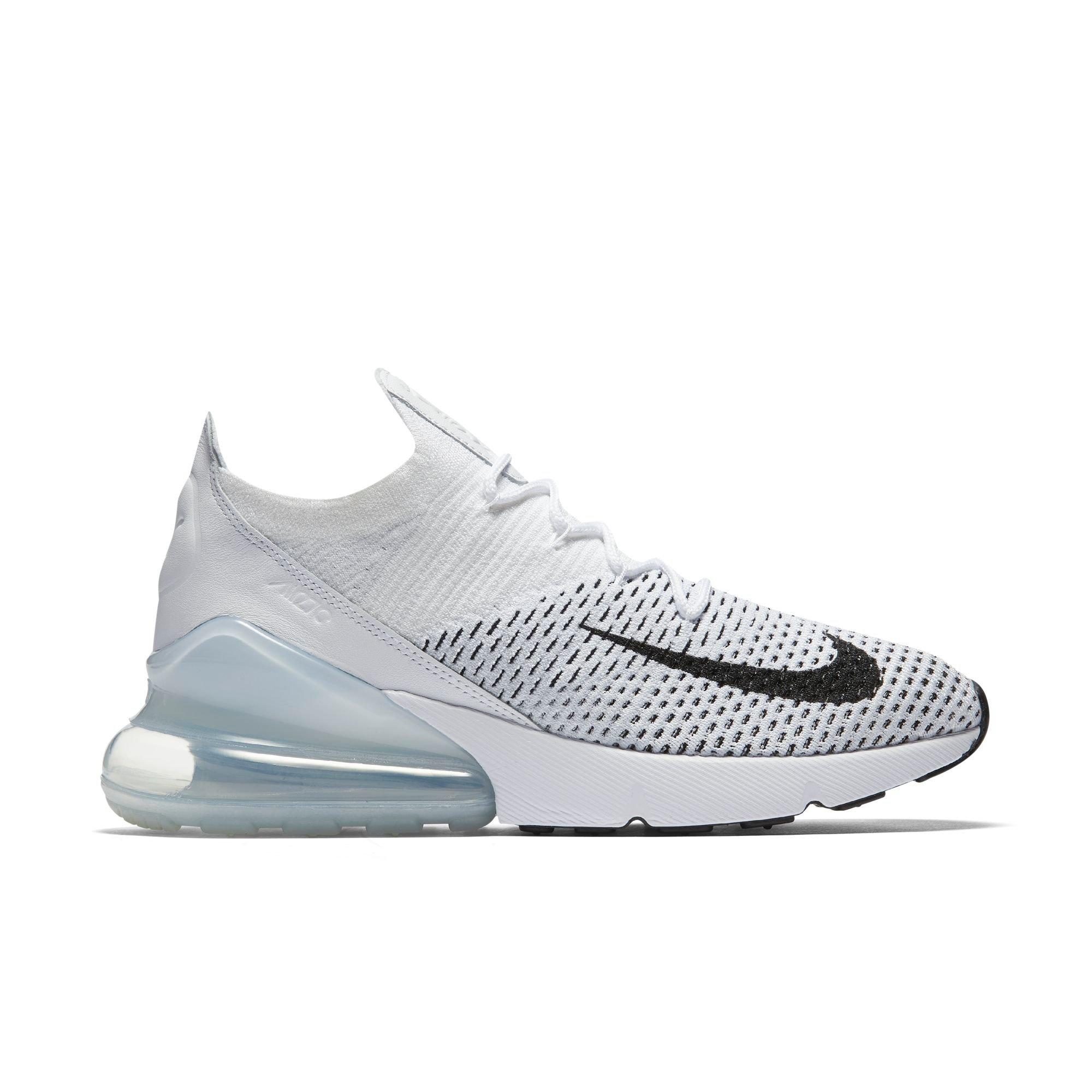 nike air max 270 flyknit all white