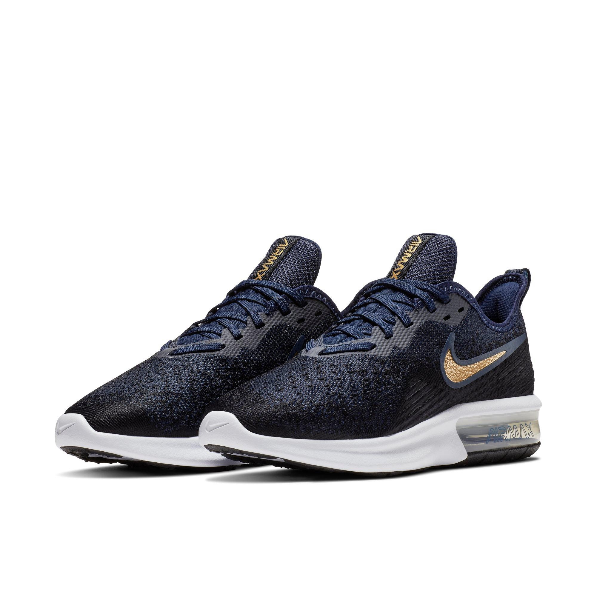 nike air max sequent 4 black and gold