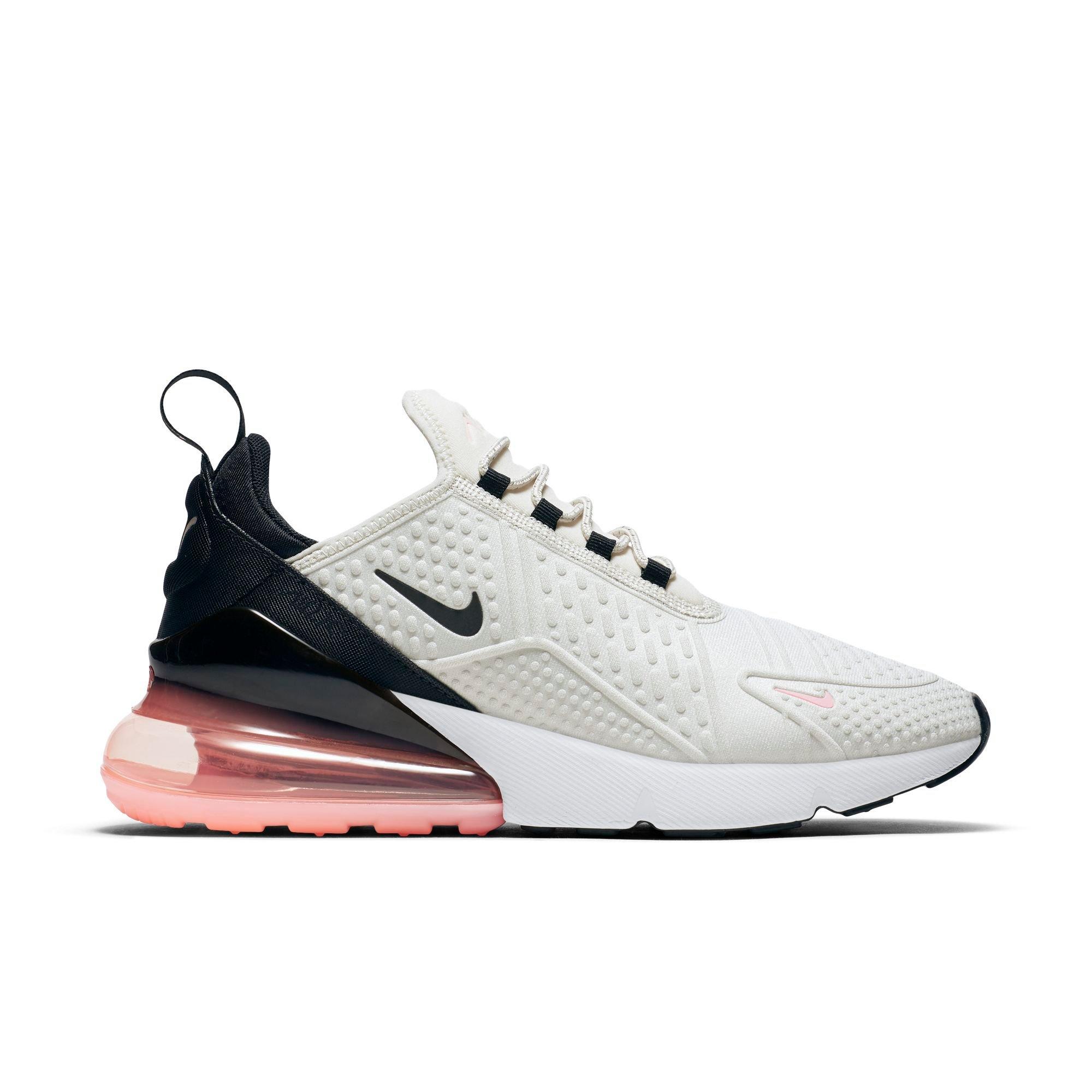 nike air max 270 white pink and black