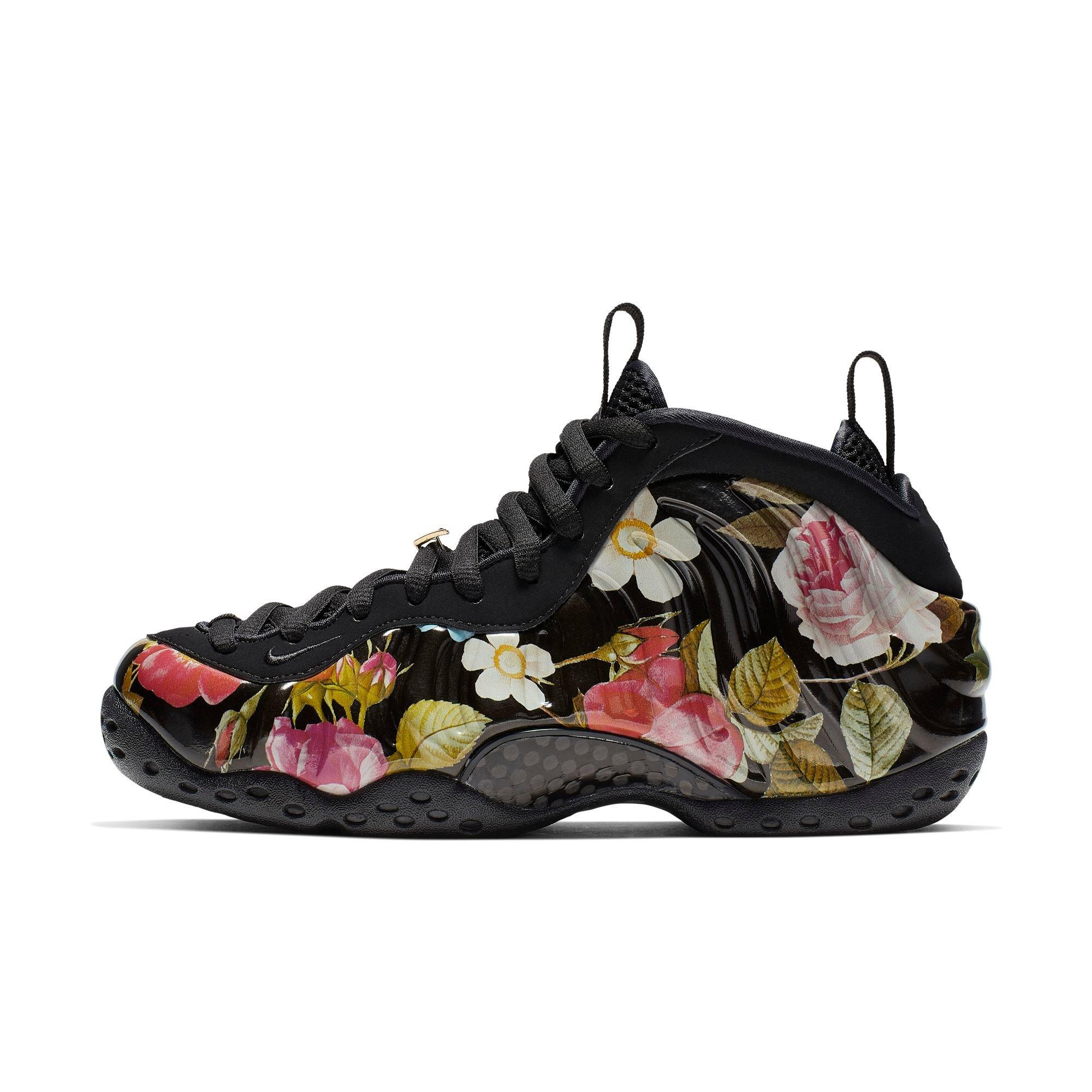 black floral foamposites