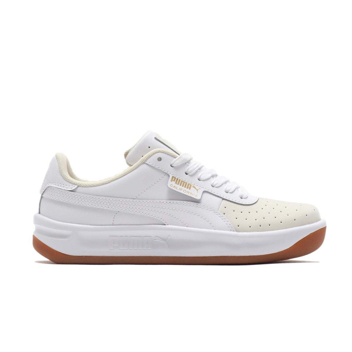 puma california white women's shoe