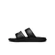 Nike Benassi Duo Ultra Slide "Black" Women's Sandal - BLACK/WHITE Thumbnail View 2
