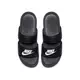 Nike Benassi Duo Ultra Slide "Black" Women's Sandal - BLACK/WHITE Thumbnail View 4