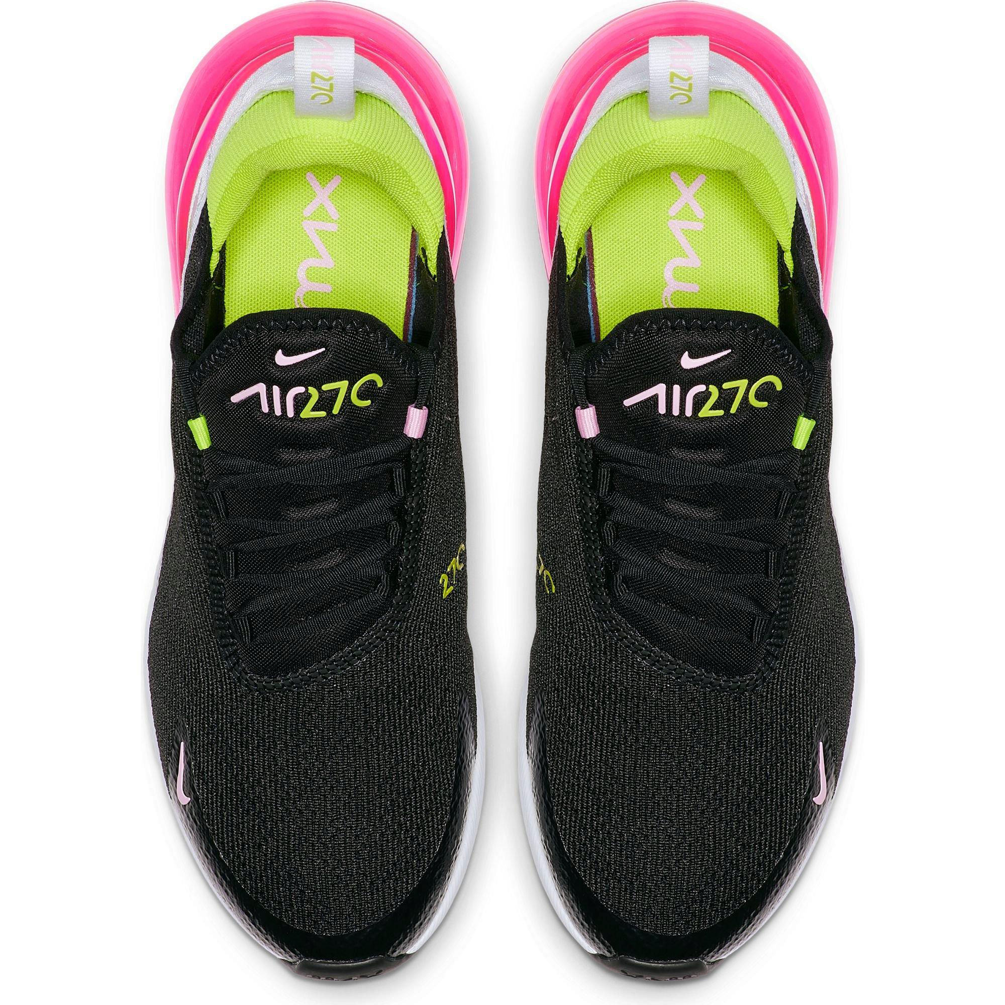 black and pink nike air max 270