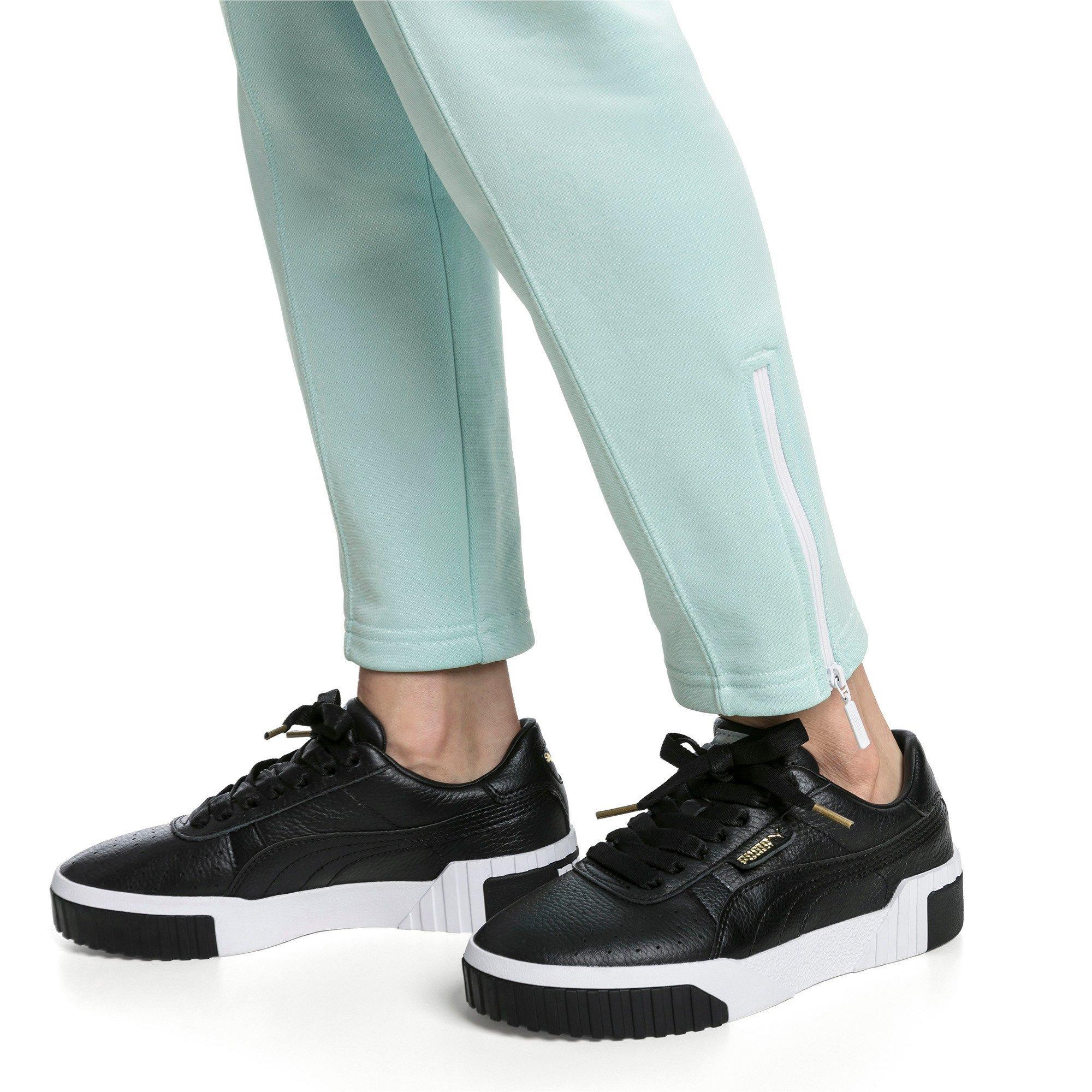 black puma cali shoes