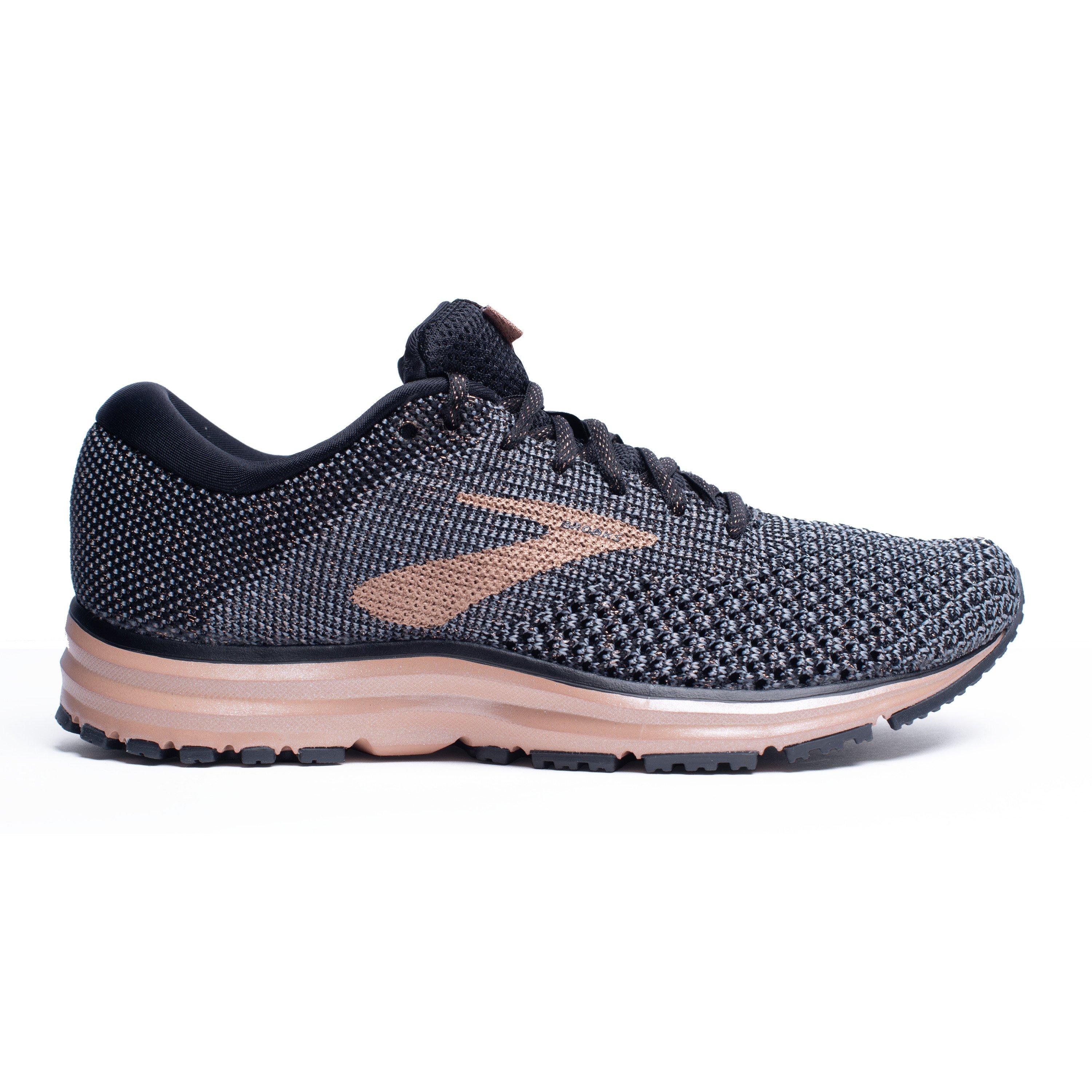 brooks revel 2 women's black copper