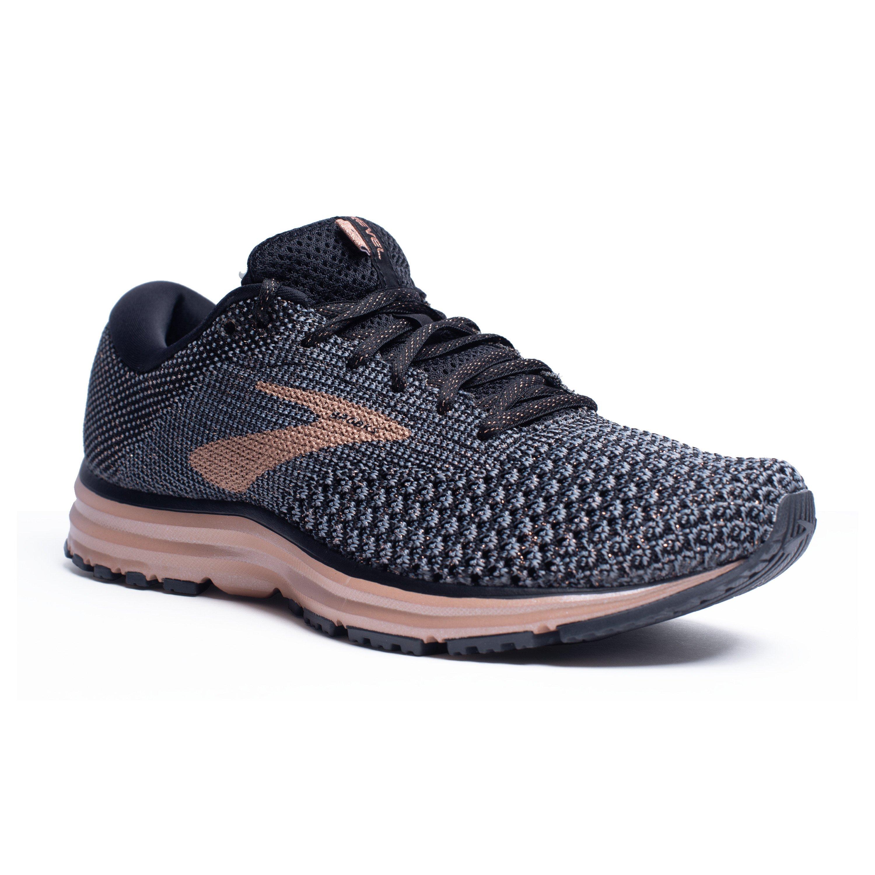 brooks revel 2 women's black copper