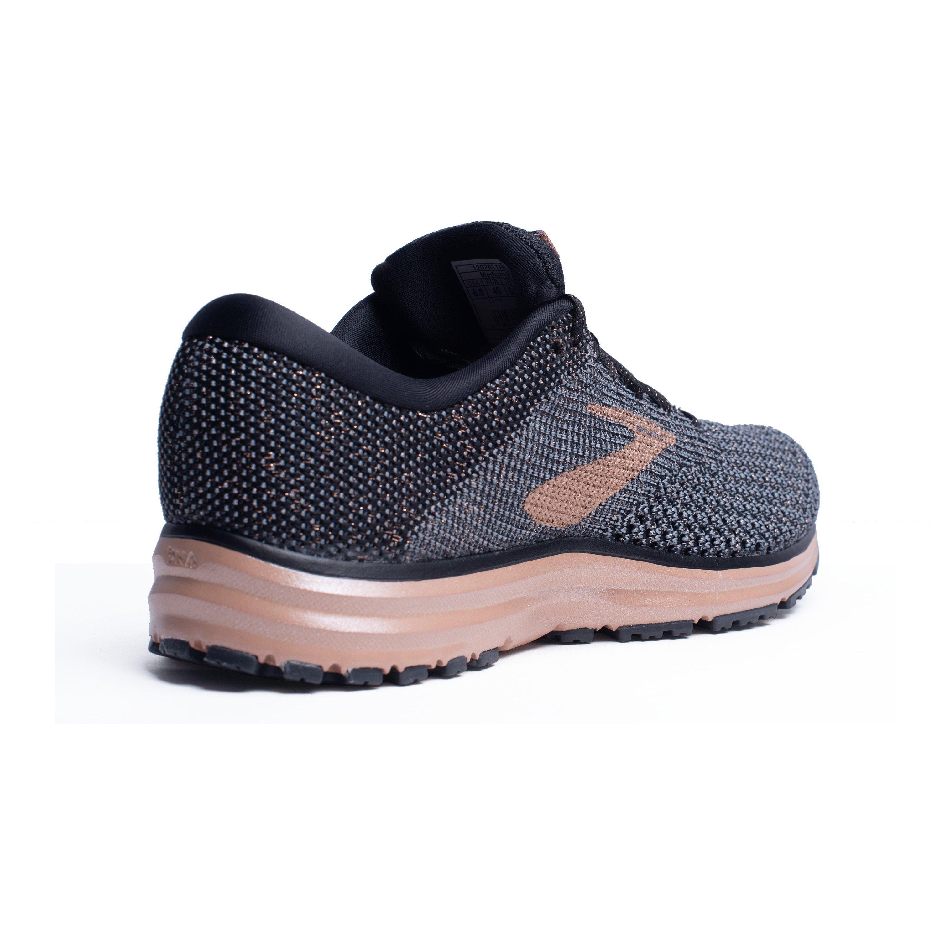 brooks revel 2 women's black copper