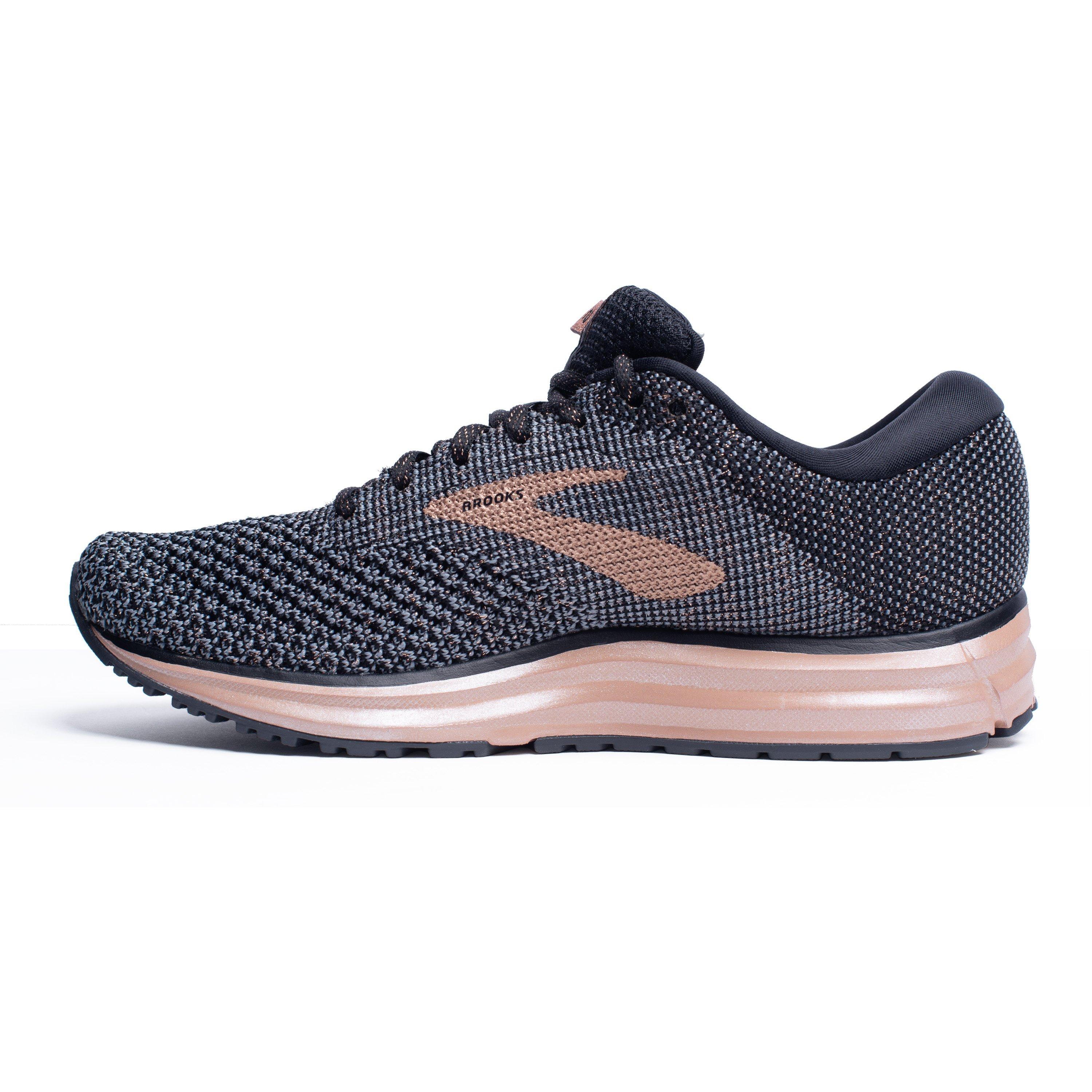 brooks revel 2 women's black copper