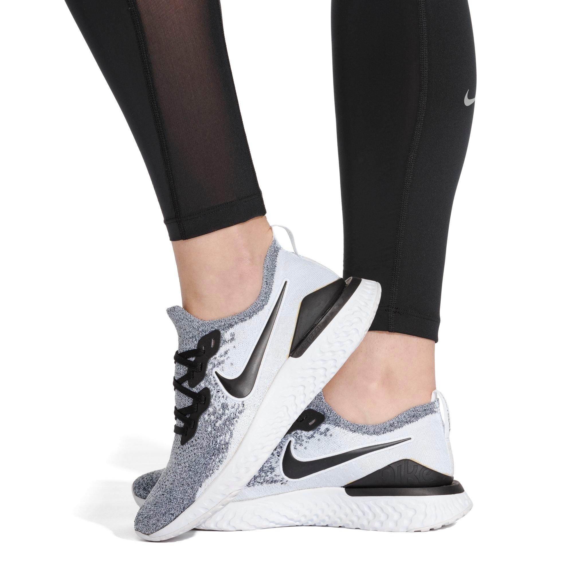 women's nike epic react flyknit black and white