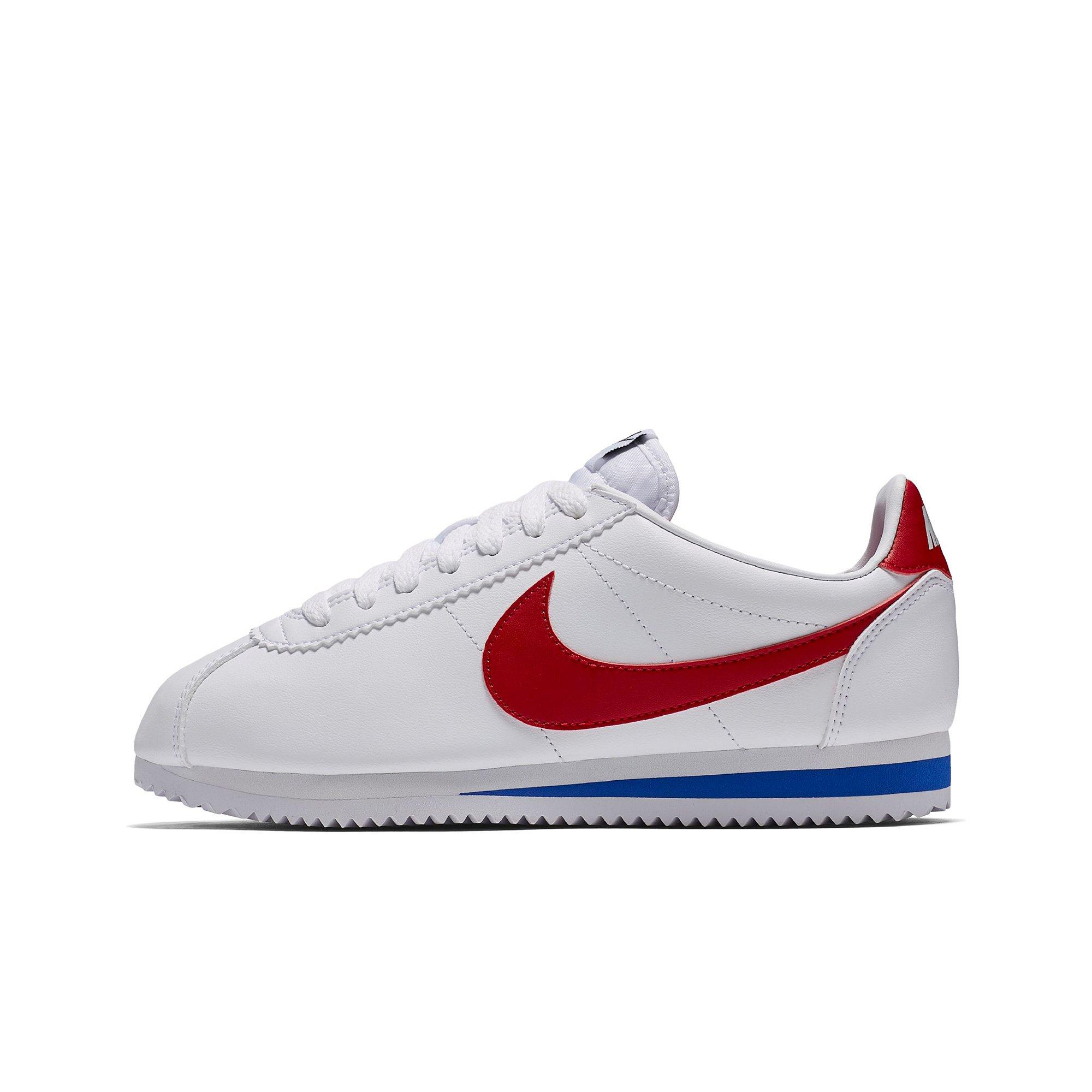 red and blue nike cortez womens