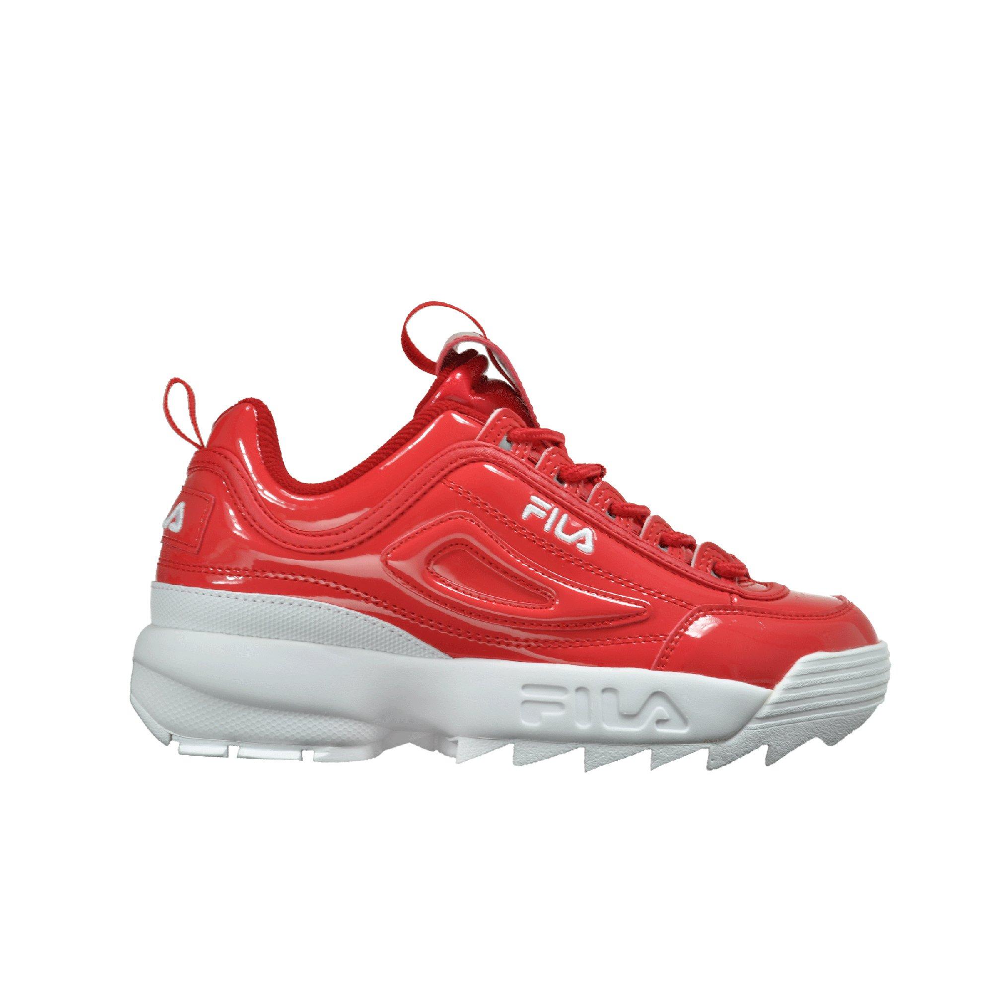 all red fila disruptor