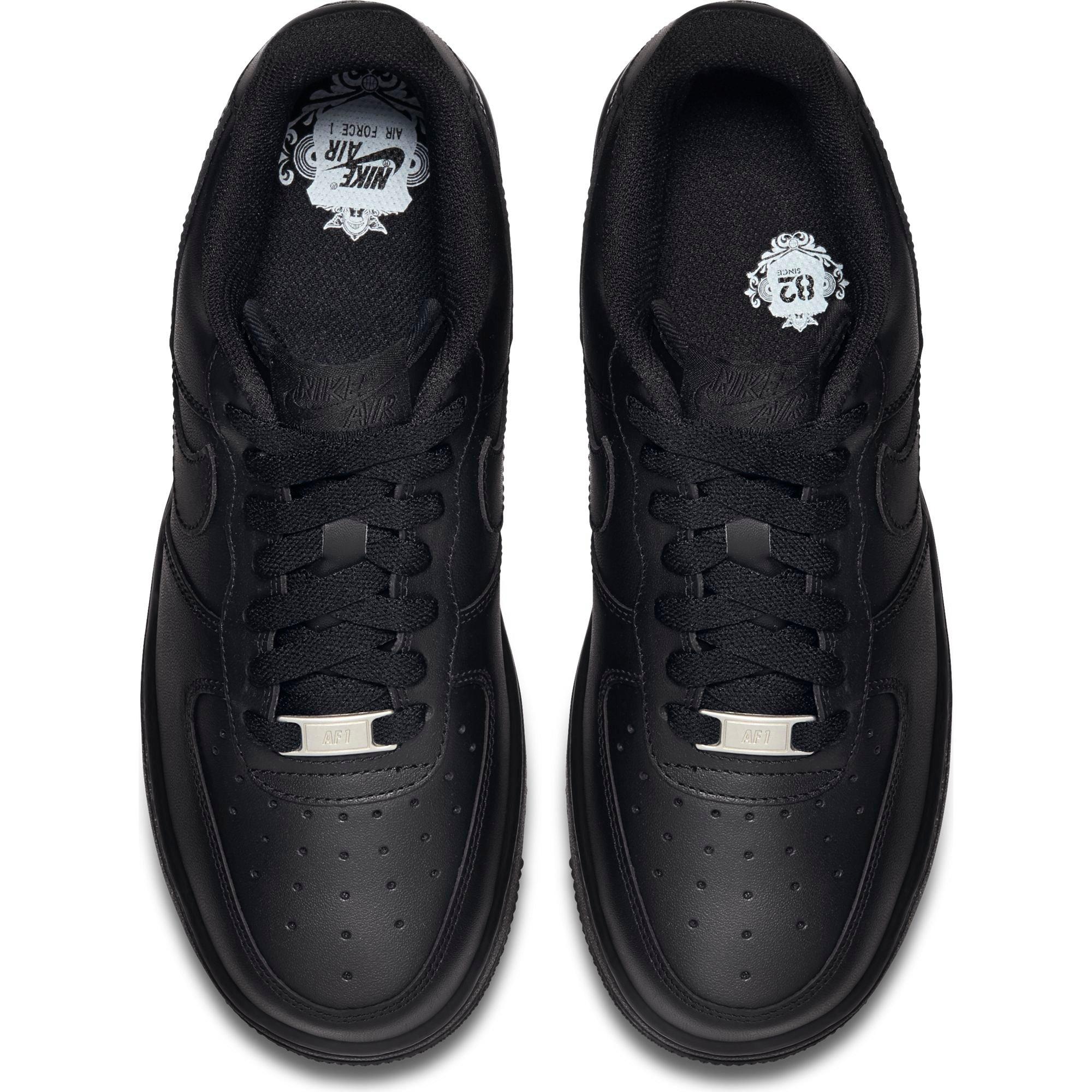 black air force 1 low top