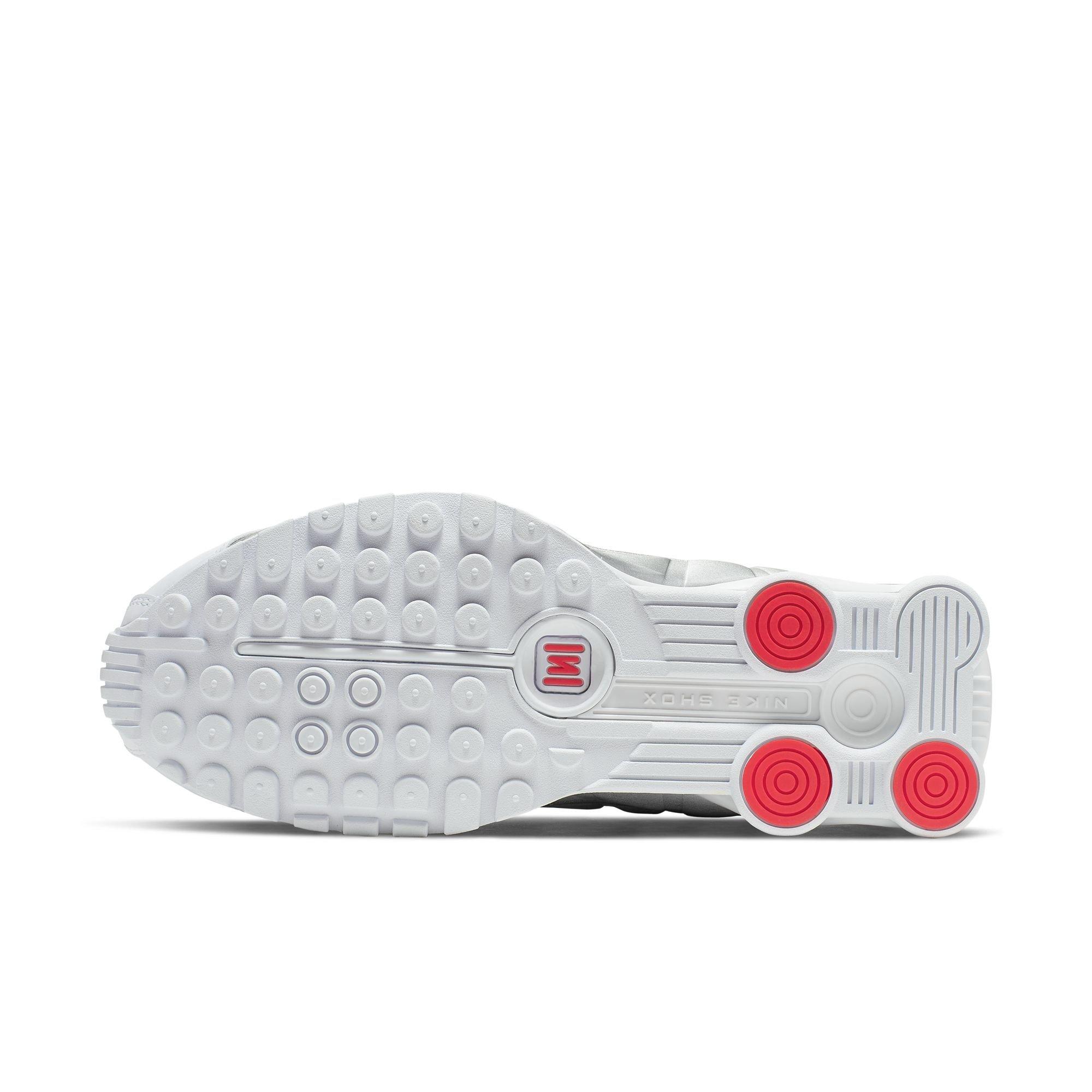 ☆nike☆ Shax R4 W White llic Silver Max Orange White AR Nike WMNS Shox R4 - White / Metallic Silver / Max Orange