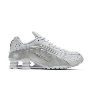 Nike Shox R4 "White/Metallic Silver/Max Orange" Women's Shoe