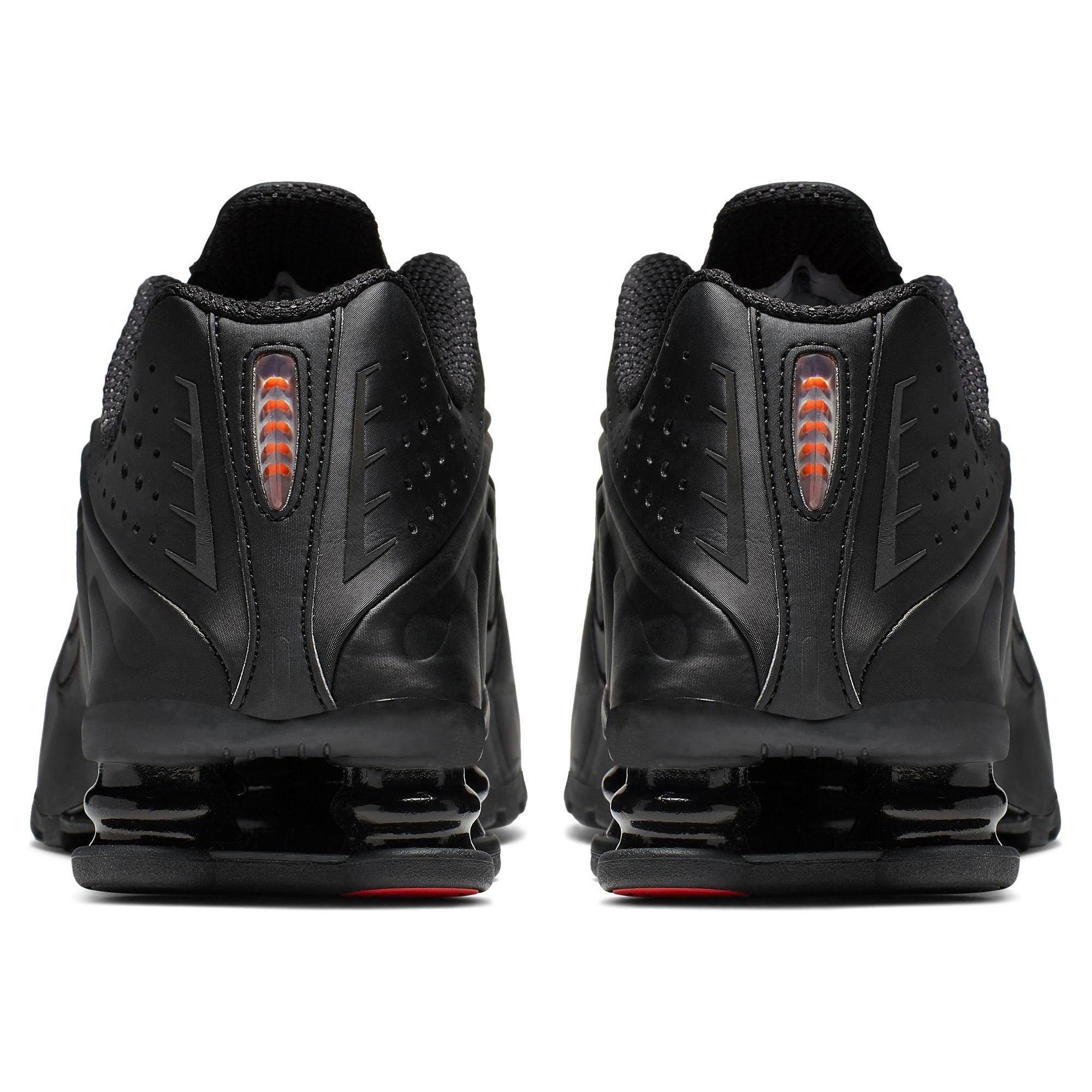 Nike Shox R4 Women's "Black/Max Orange" Shoe