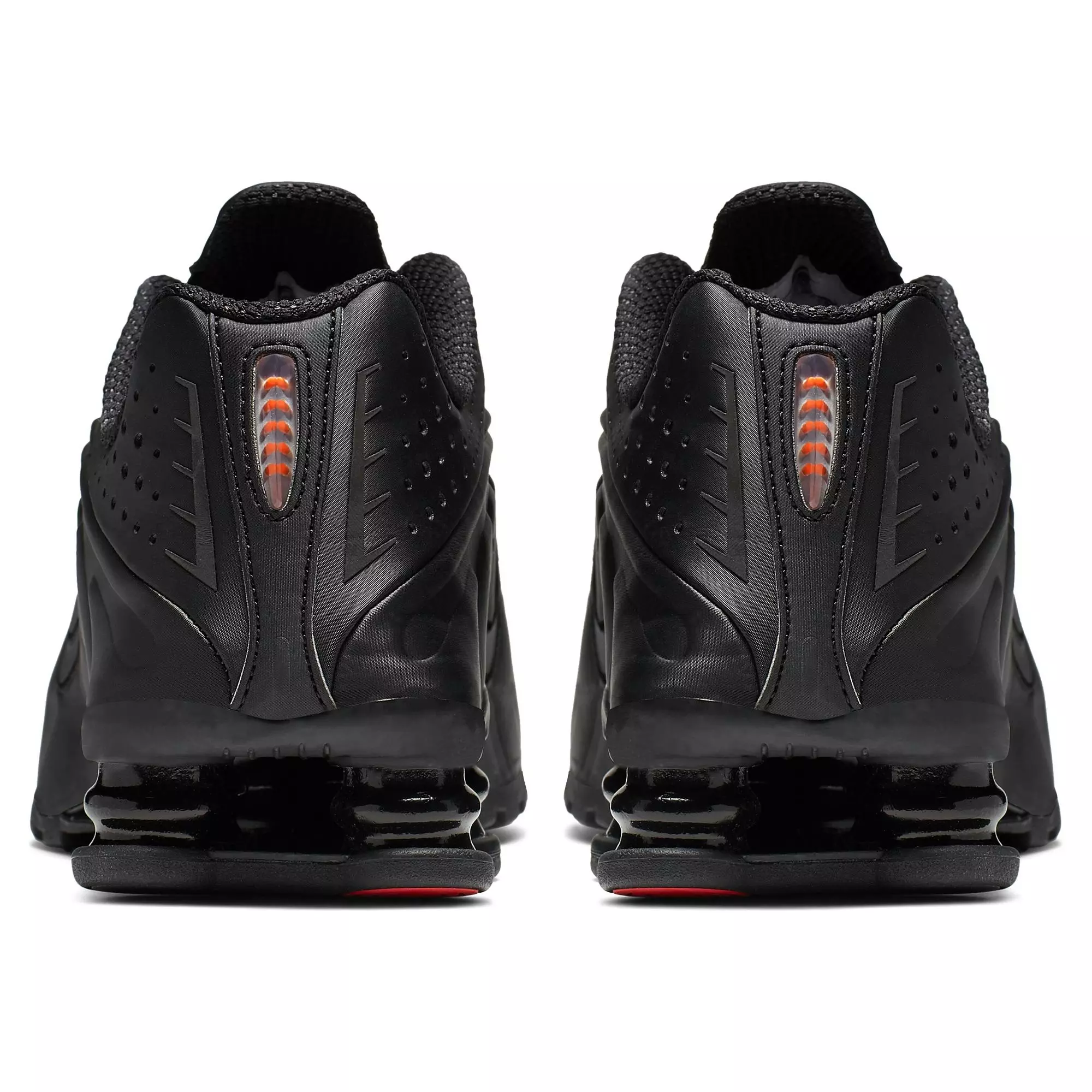 Nike Shox R4 "Black/Max Orange" Women's Shoe - BLACK