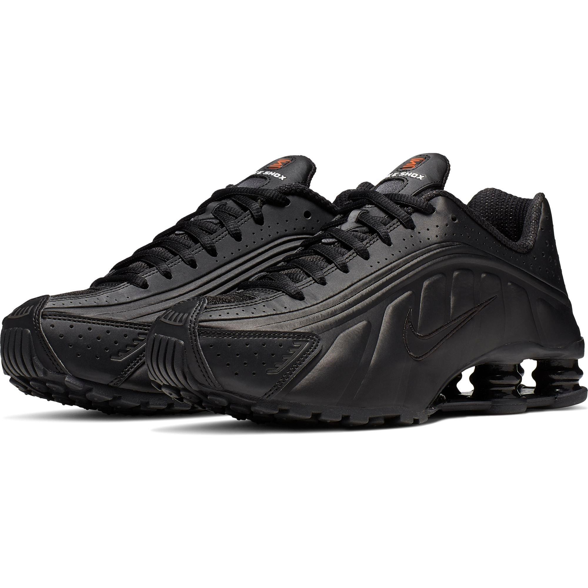 Nike Shox R4 Women's "Black/Max Orange" Shoe