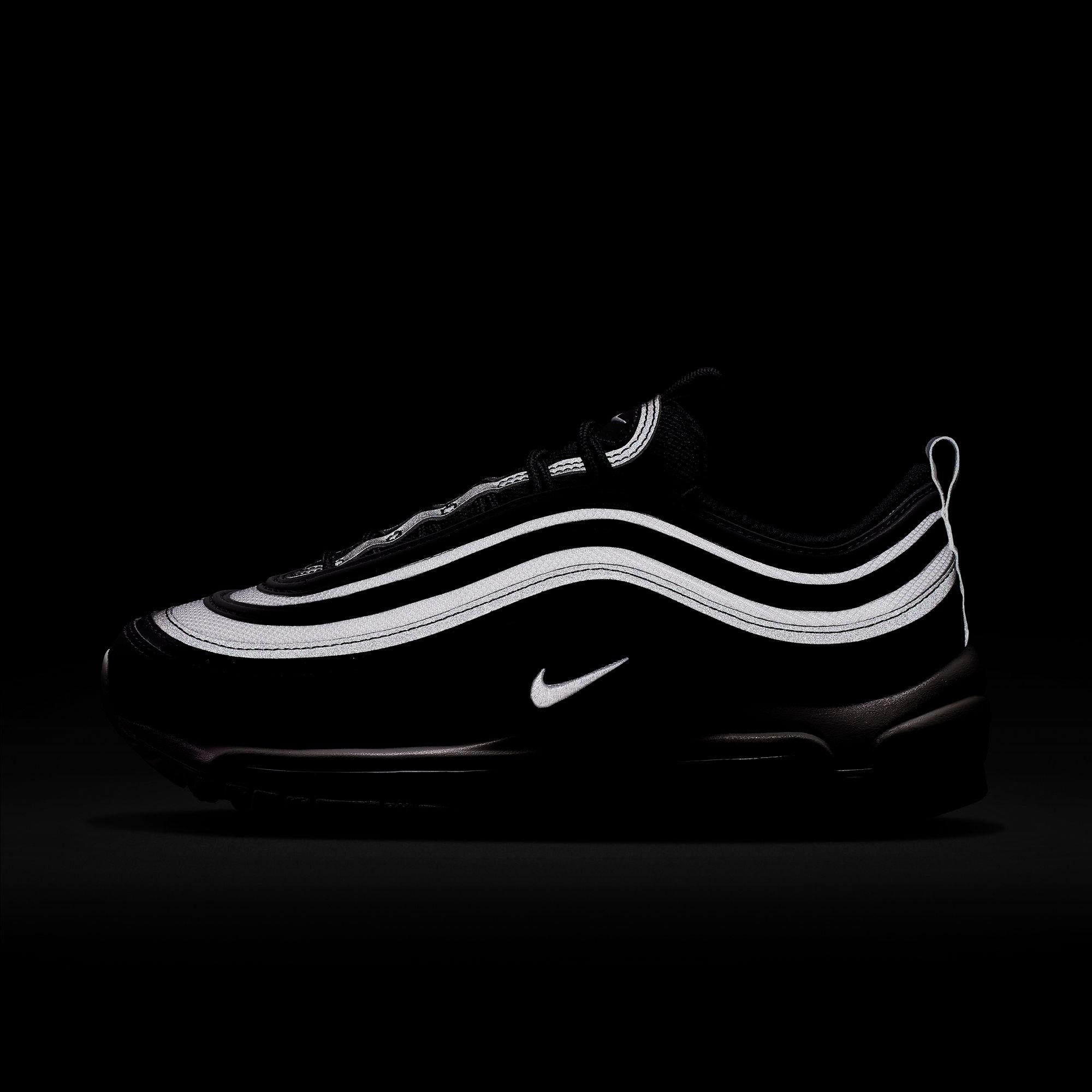 nike air max 97 white black platinum