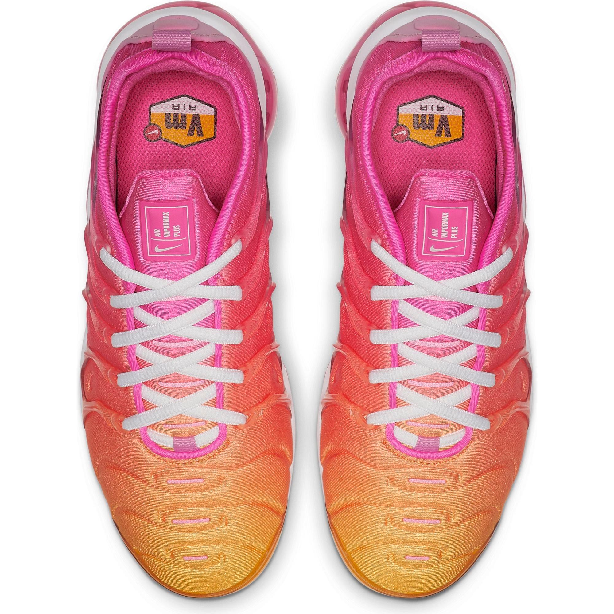 pink orange and yellow vapormax