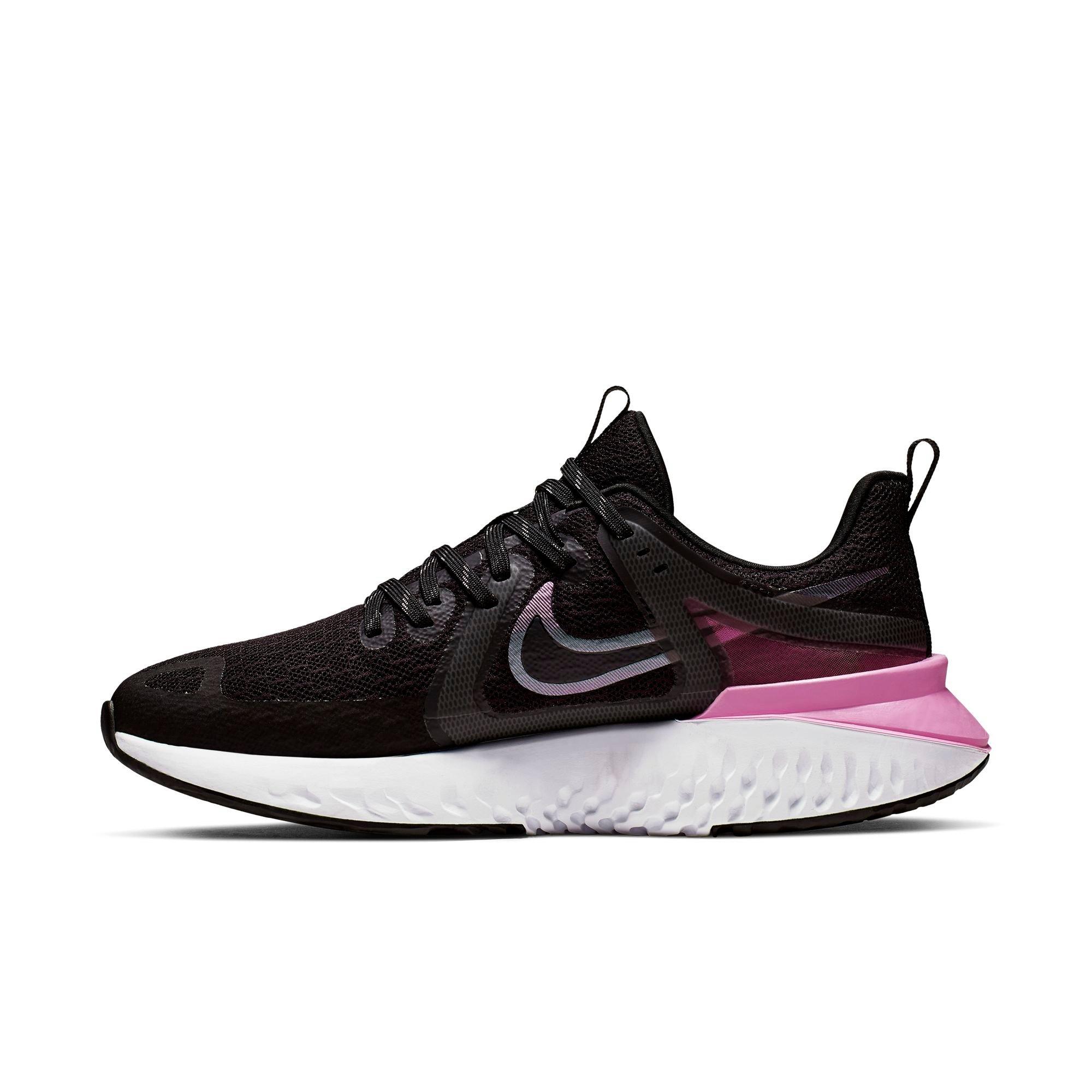 nike legend react black pink