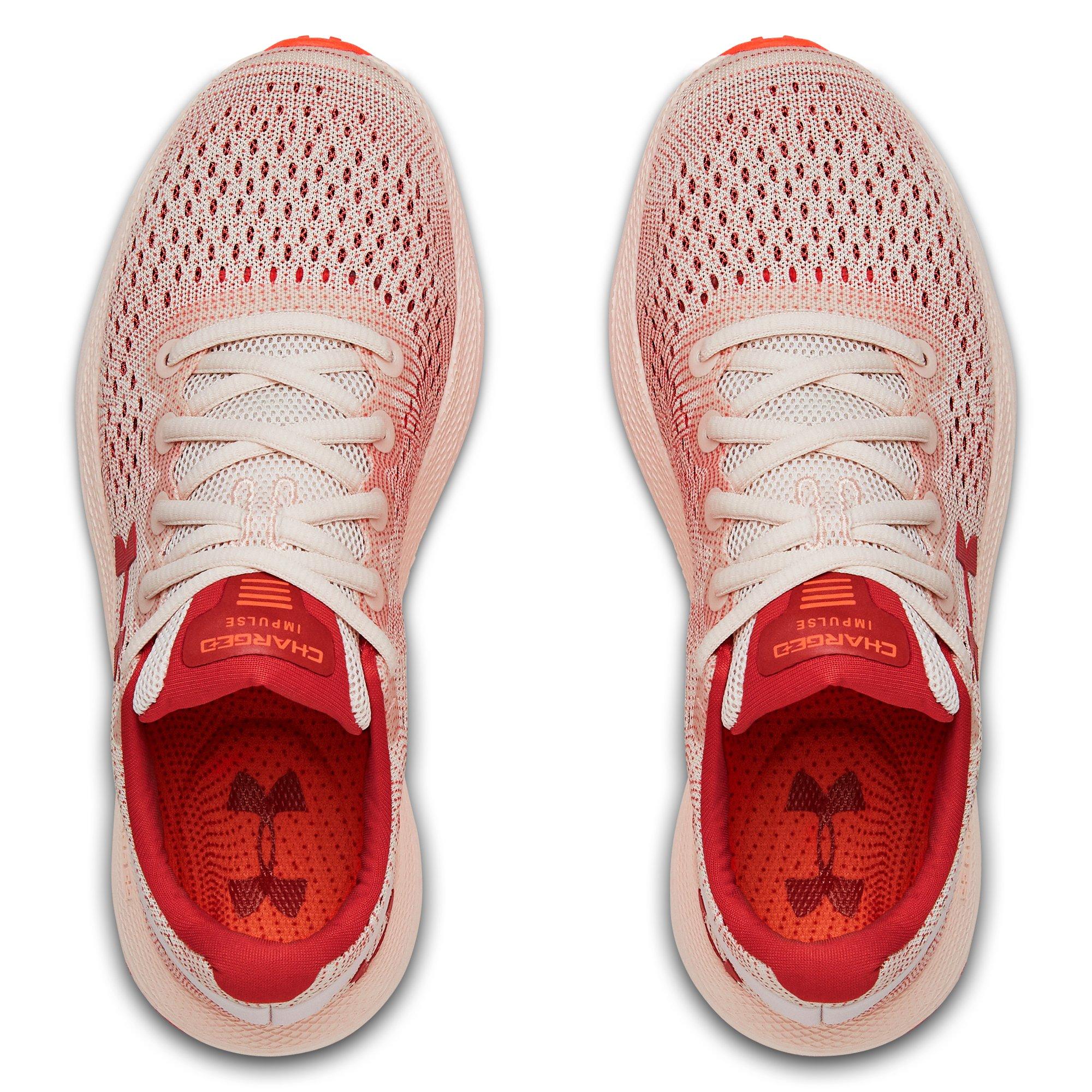 peach under armour shoes