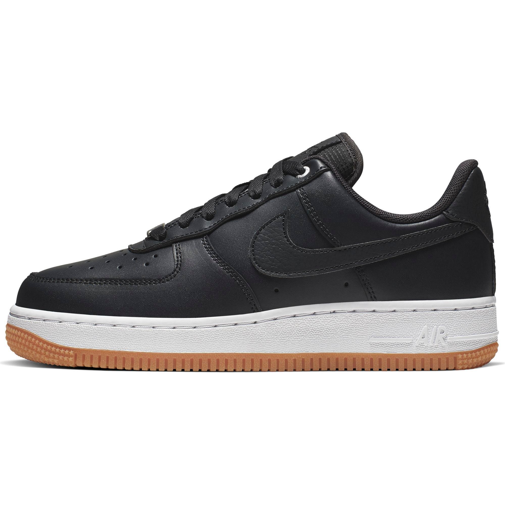 air force 1 black white gum