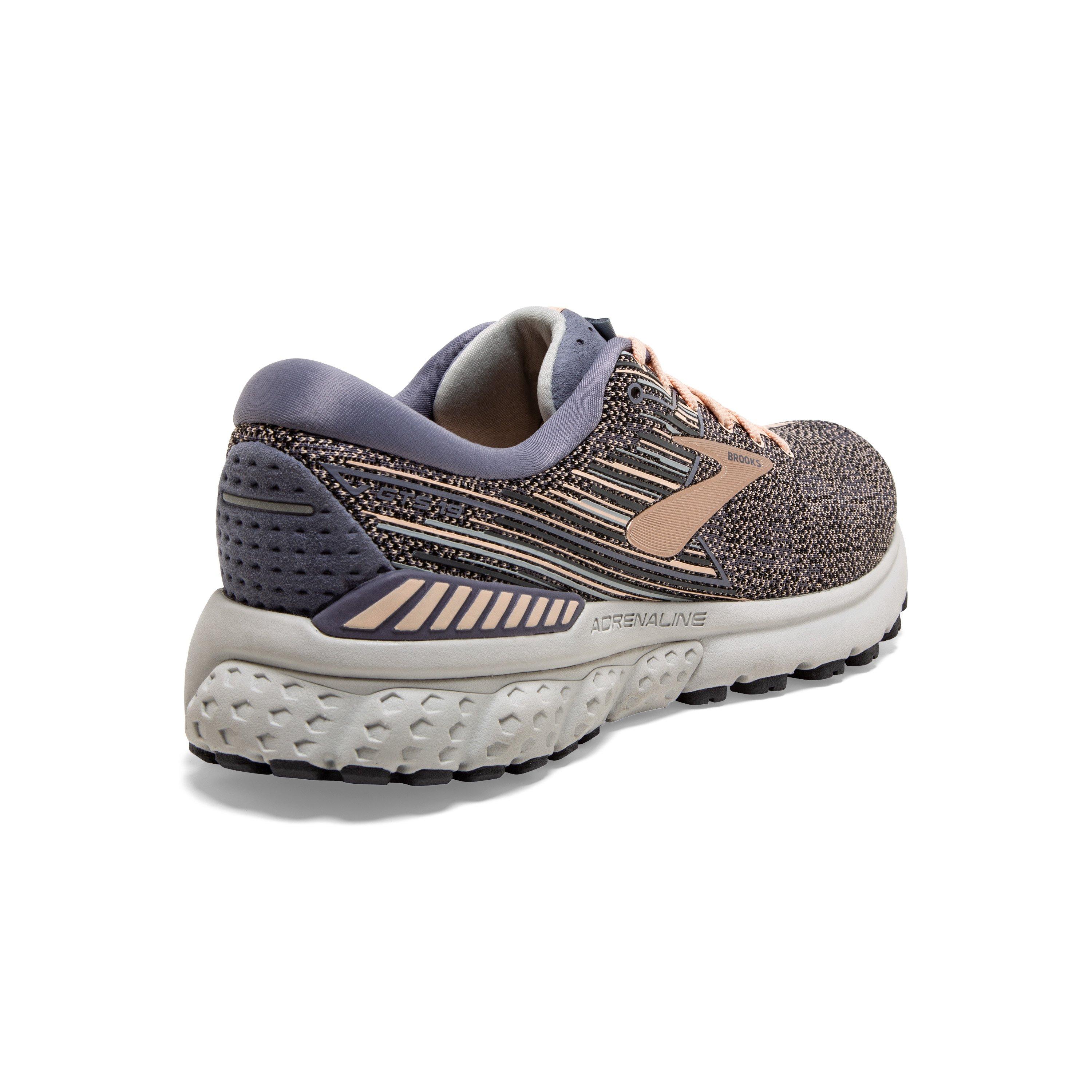 brooks adrenaline gts 19 grey peach