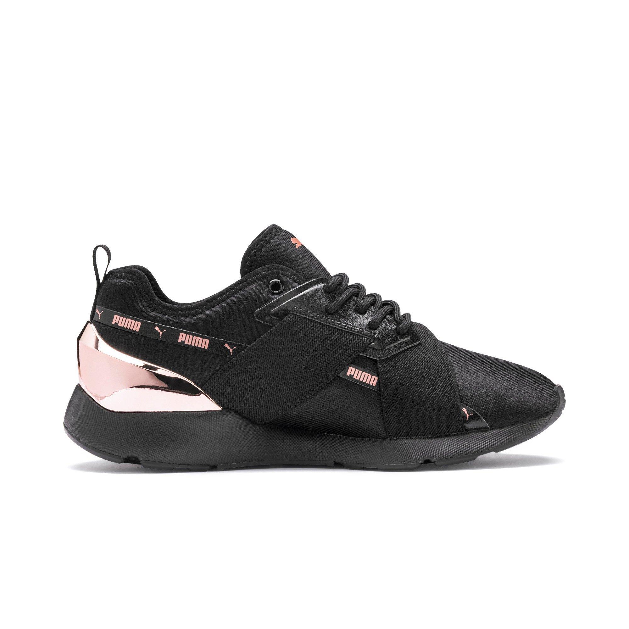 black rose gold puma shoes