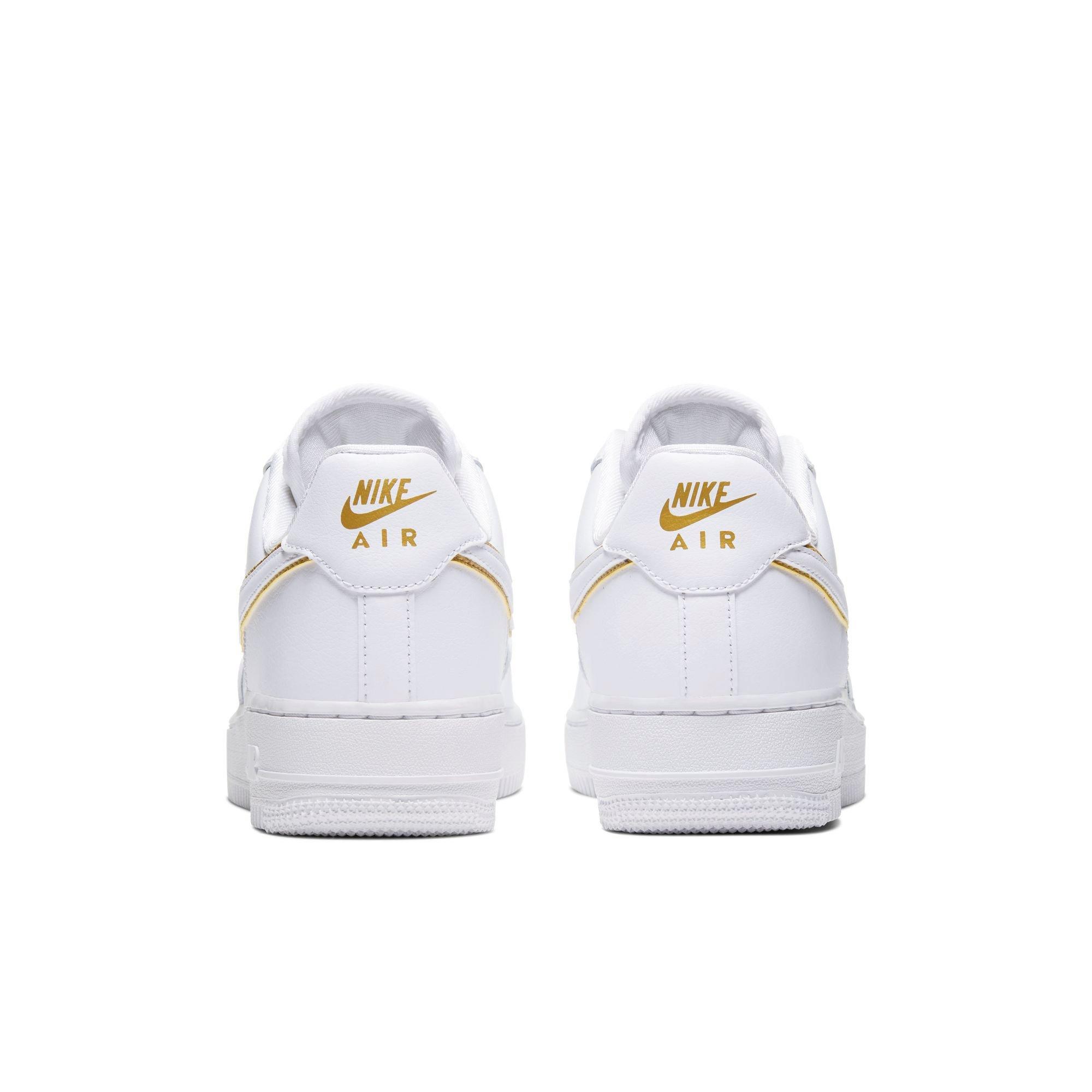 white air force 1 with gold outline
