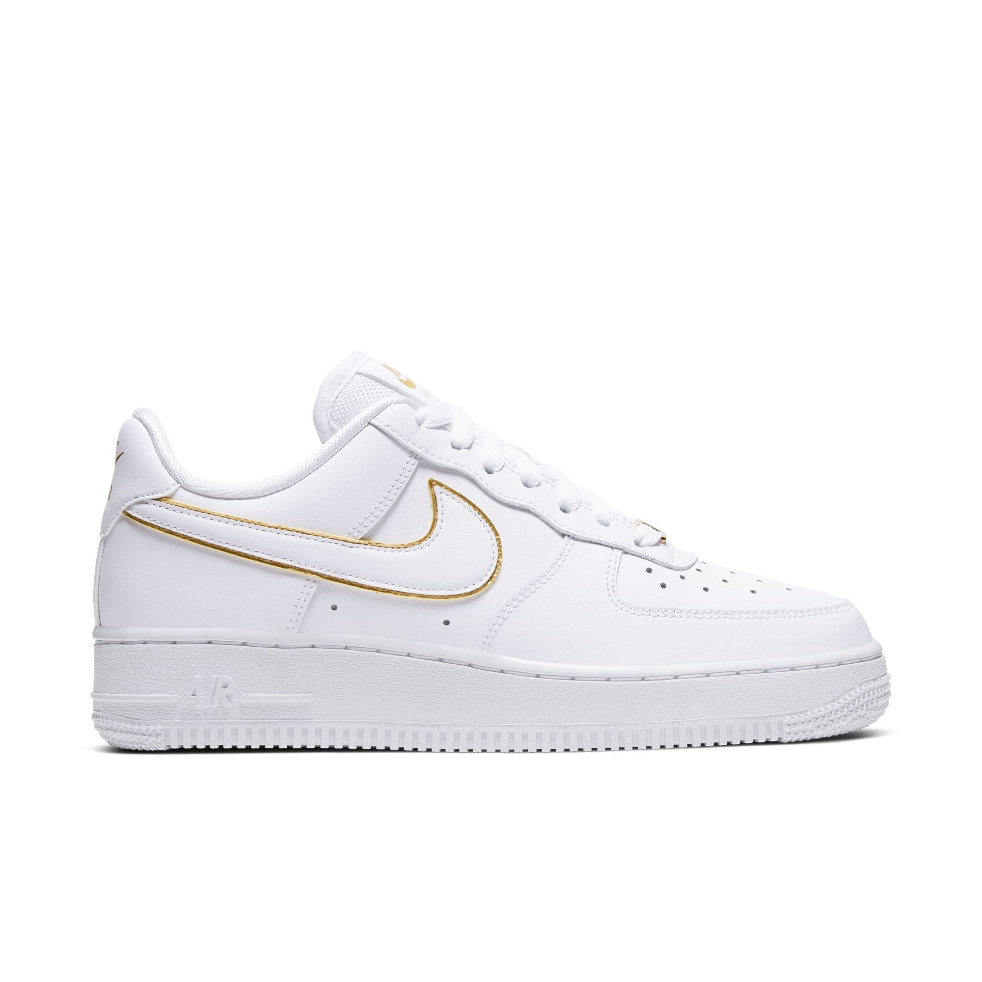 nike air force 1 07 gold white