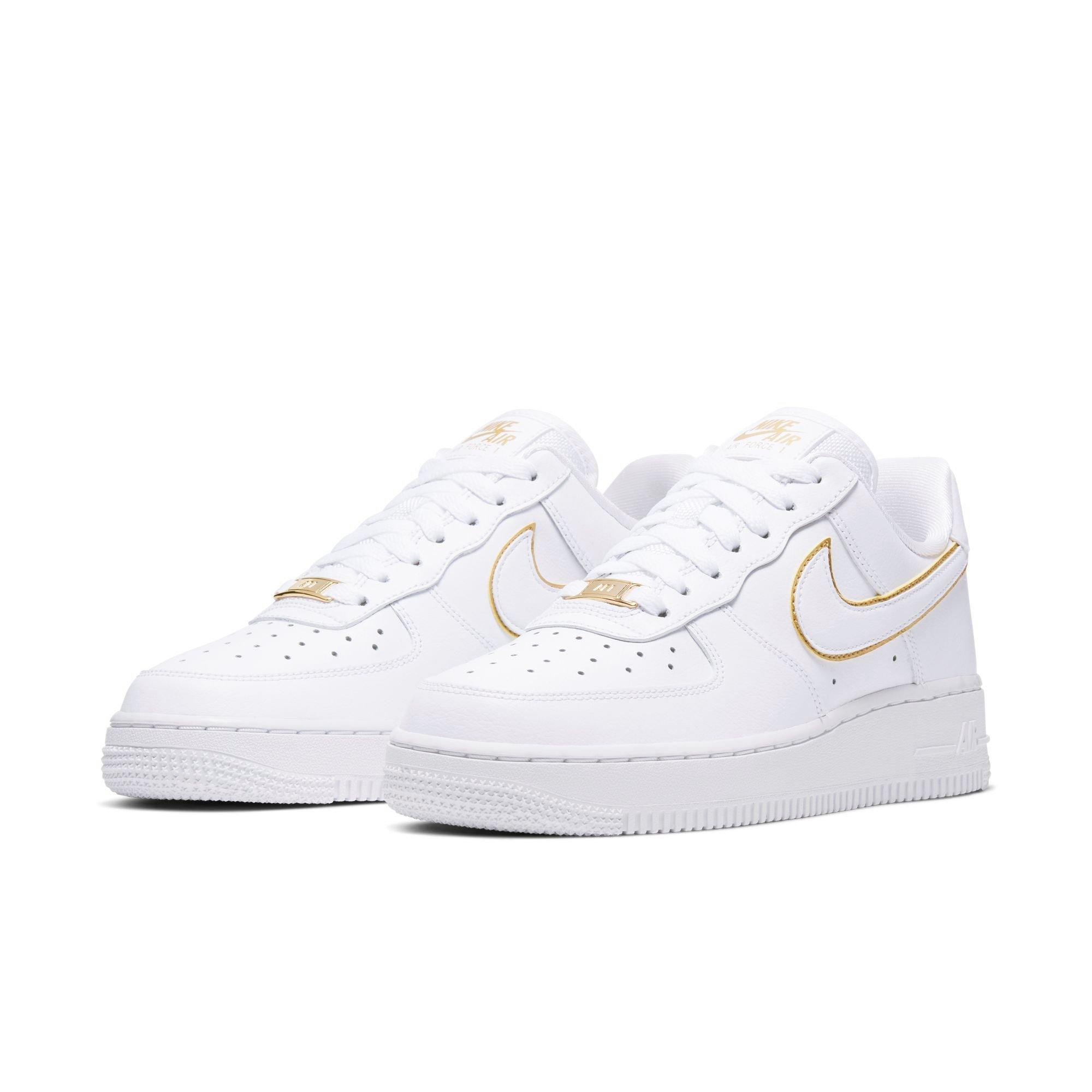 air force ones with gold outline