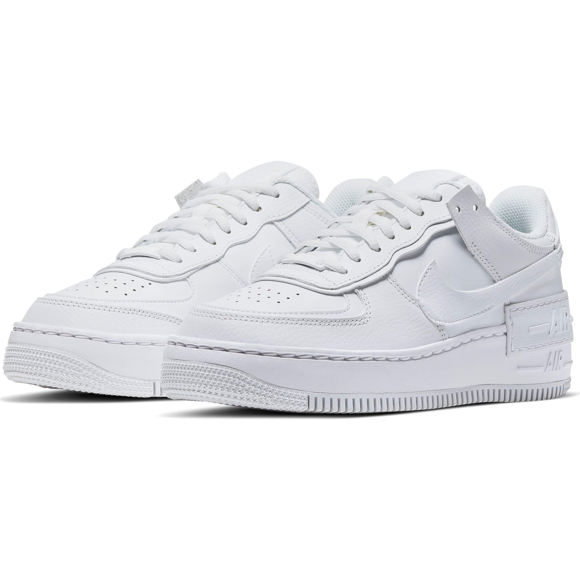 Nike Air Force 1 Shadow "White" Women's Shoe - WHITE Thumbnail View 3